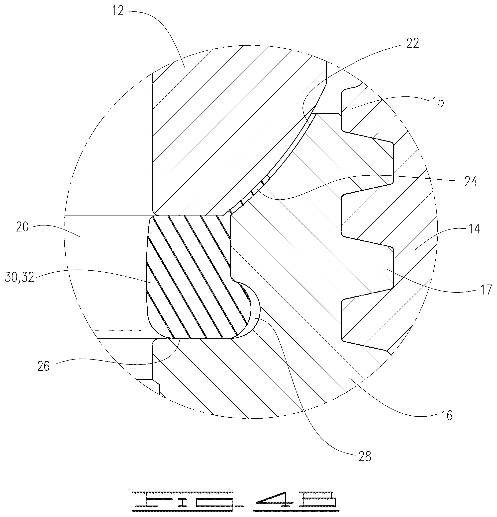 Patent US12326204 Figure 6 – Hammer union