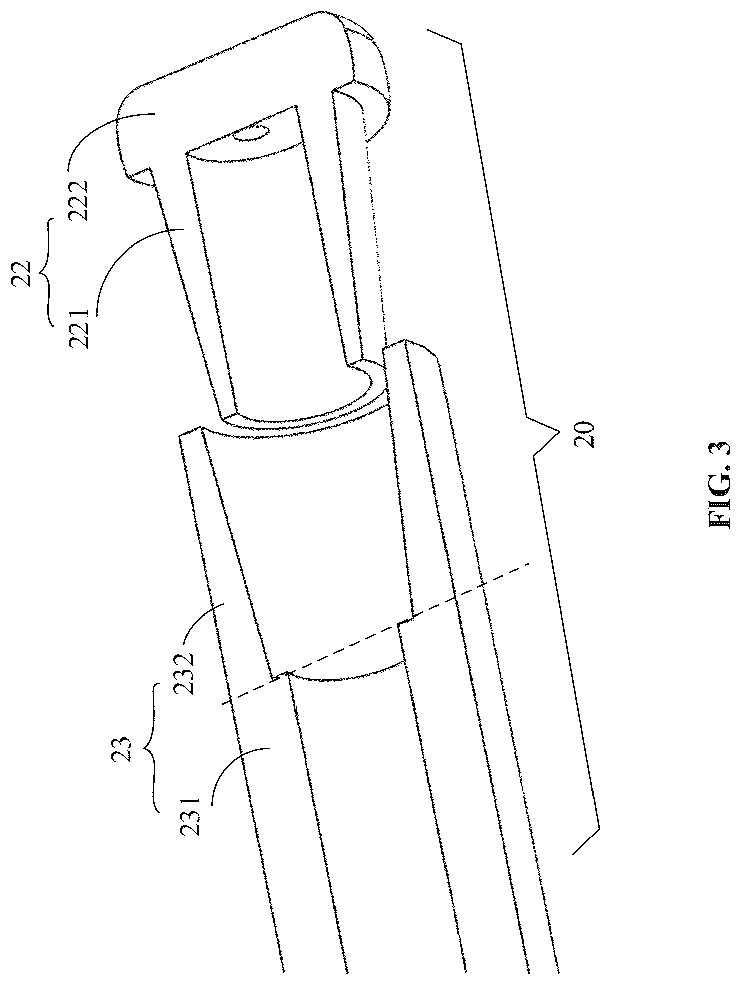 Patent US12326205 Figure 3 – Pipeline, pipeline connector, and liquid chromatography system