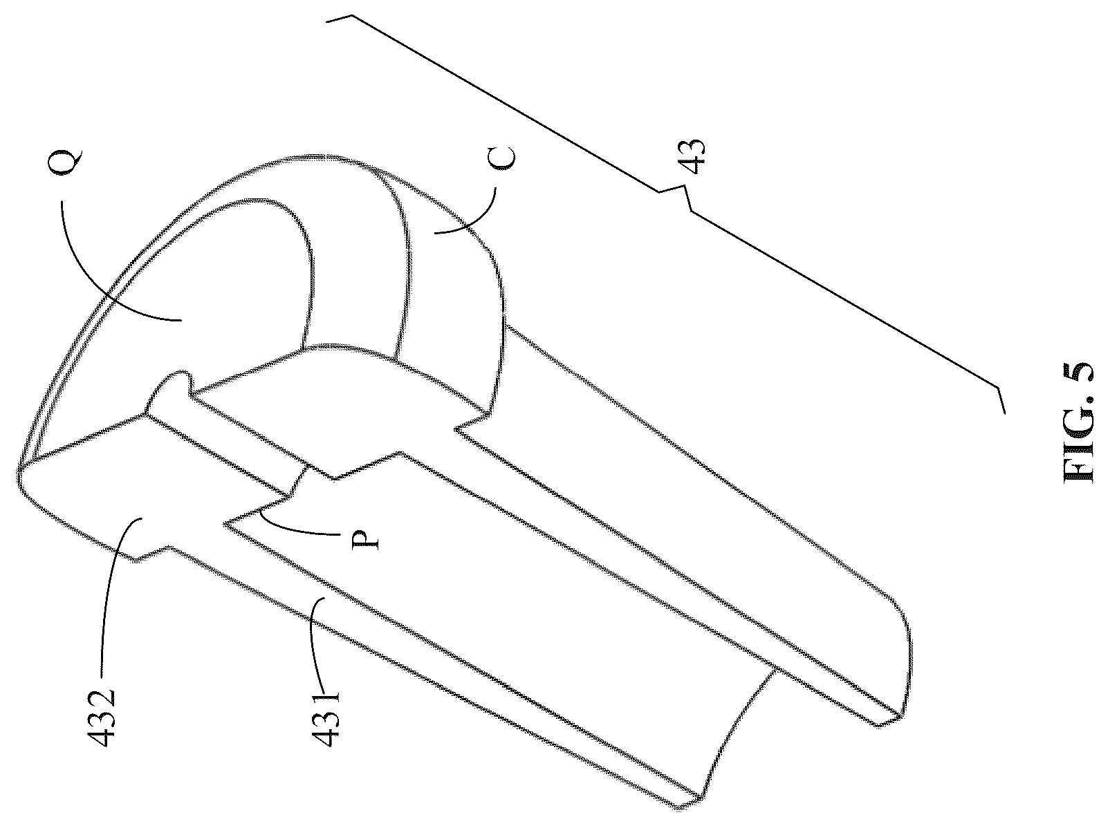 Patent US12326205 Figure 5 – Pipeline, pipeline connector, and liquid chromatography system