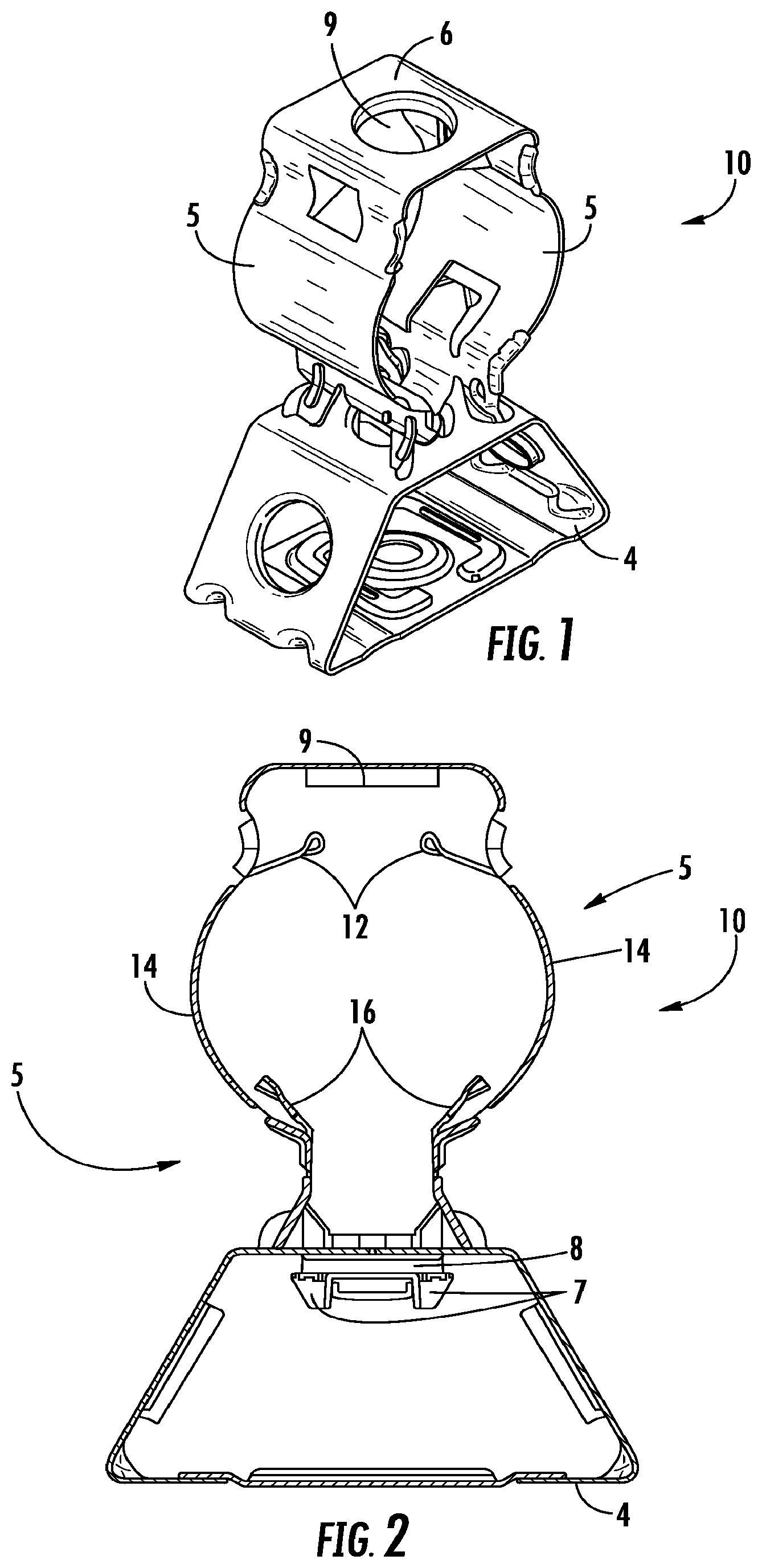 Patent US12326207 — Cable hanger with tying section and stabilizing members — Figure 1