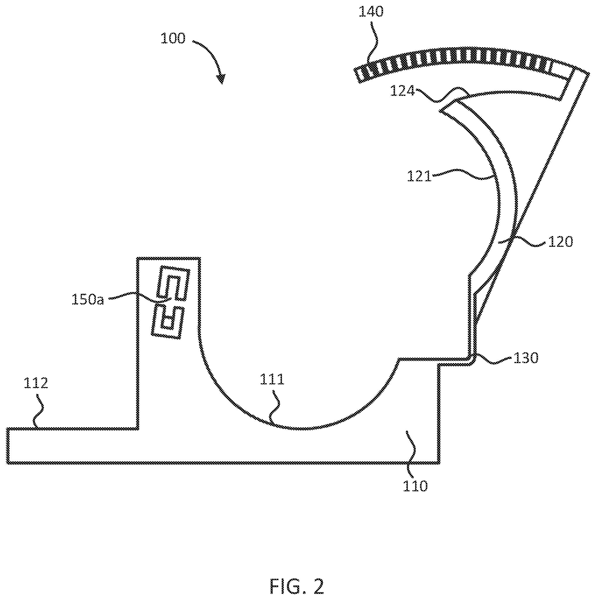 Patent US12326208 Figure 2 – Ratcheting cable clamp