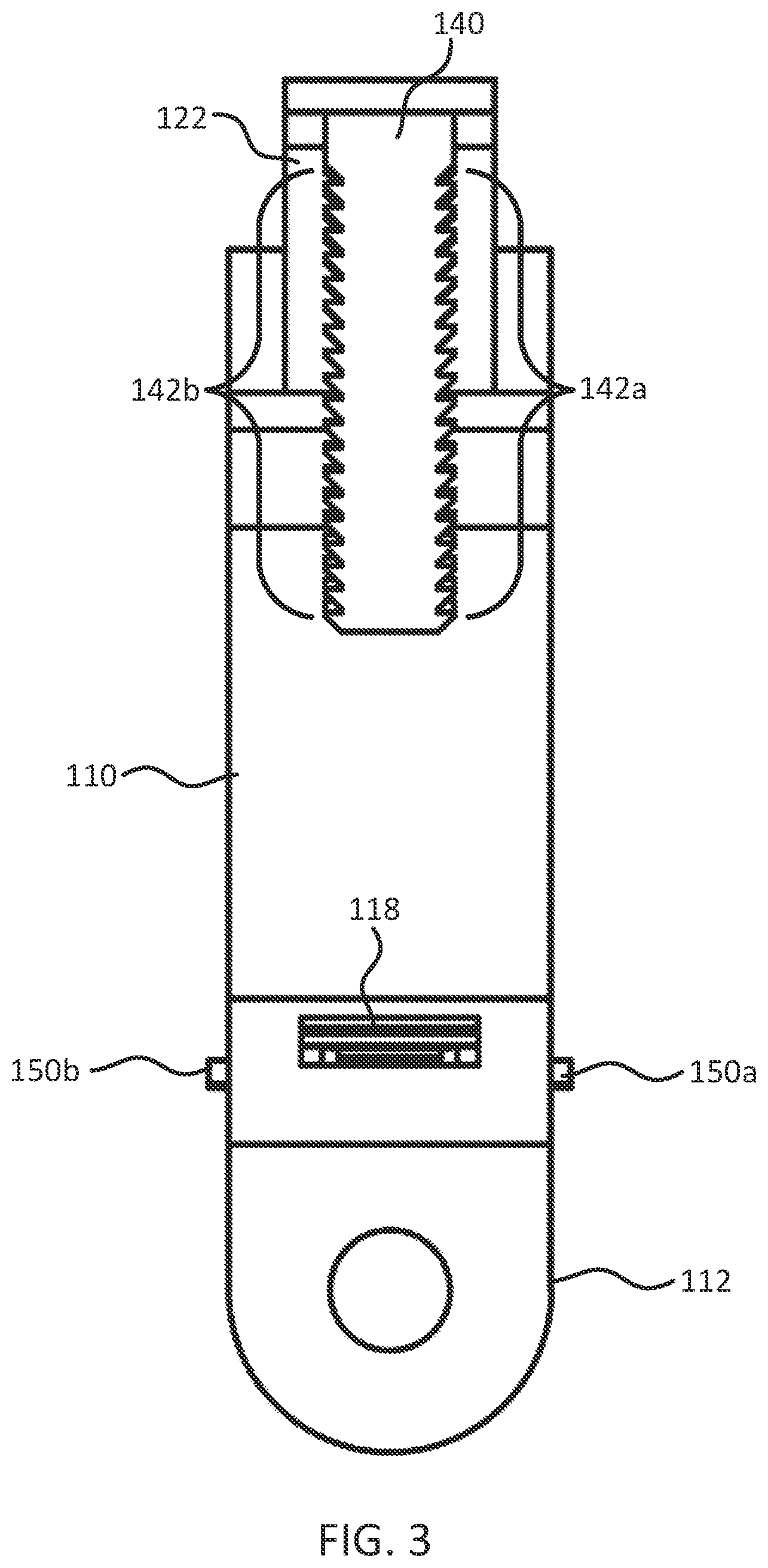 Patent US12326208 Figure 3 – Ratcheting cable clamp