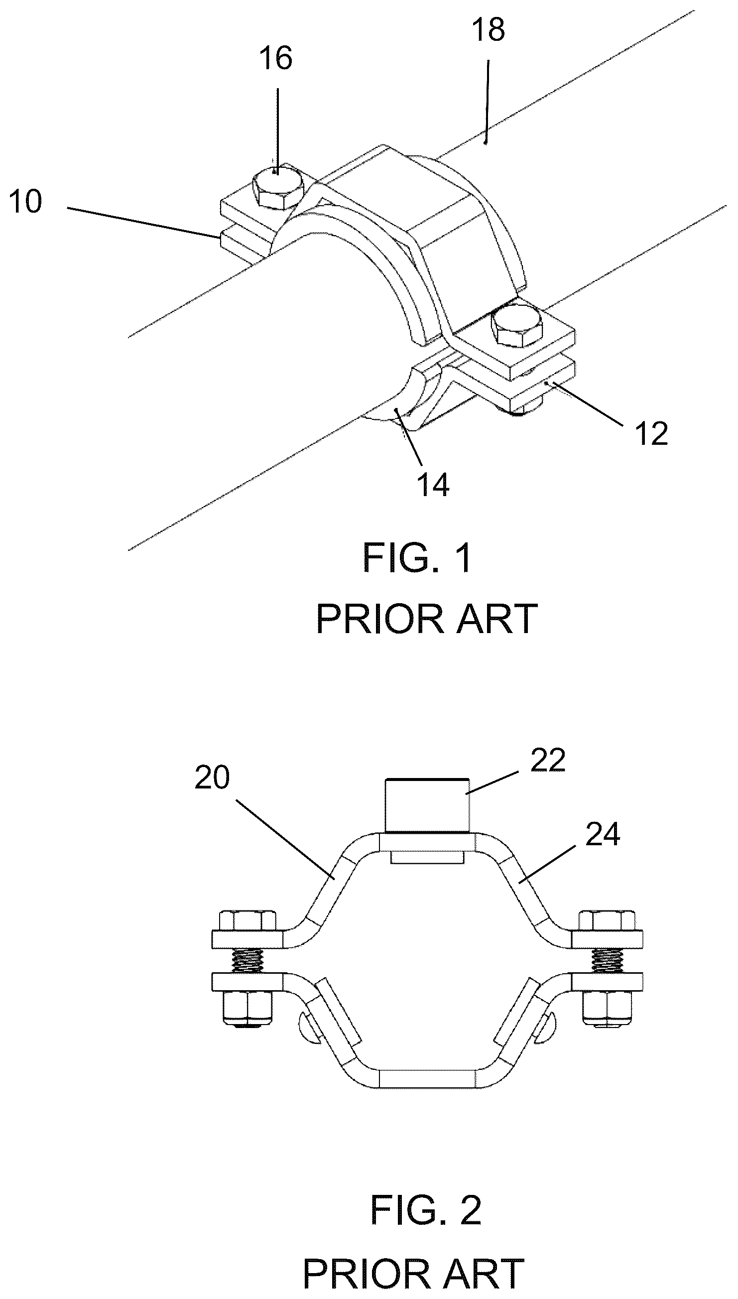 Patent US12326209 Figure 1 – Tube and pipe hanger