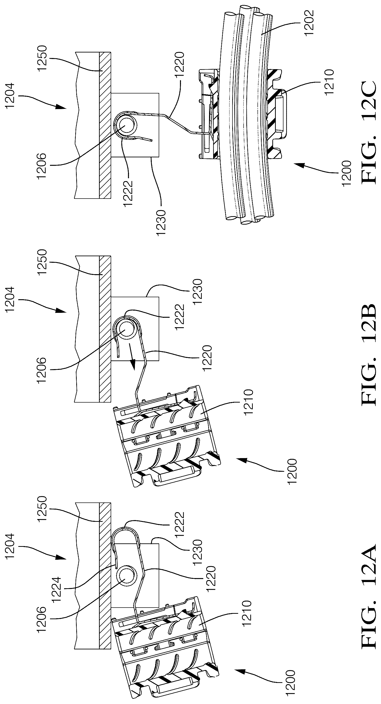 Patent US12326210 Figure 6 – Quick attach clamp