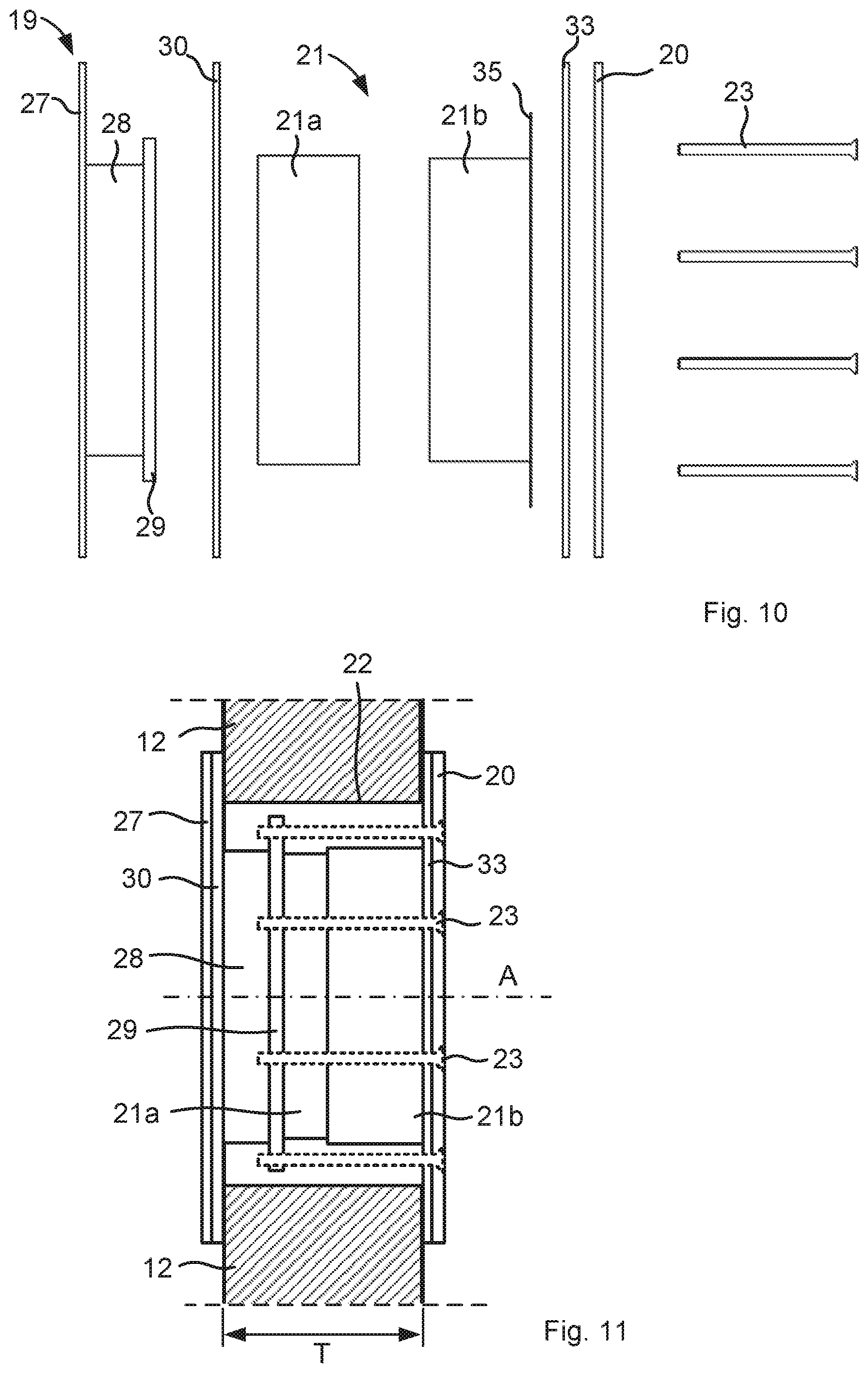 Patent US12326212 Figure 7 – Transit for passing cables and/or pipes through a partition opening and use of such a transit