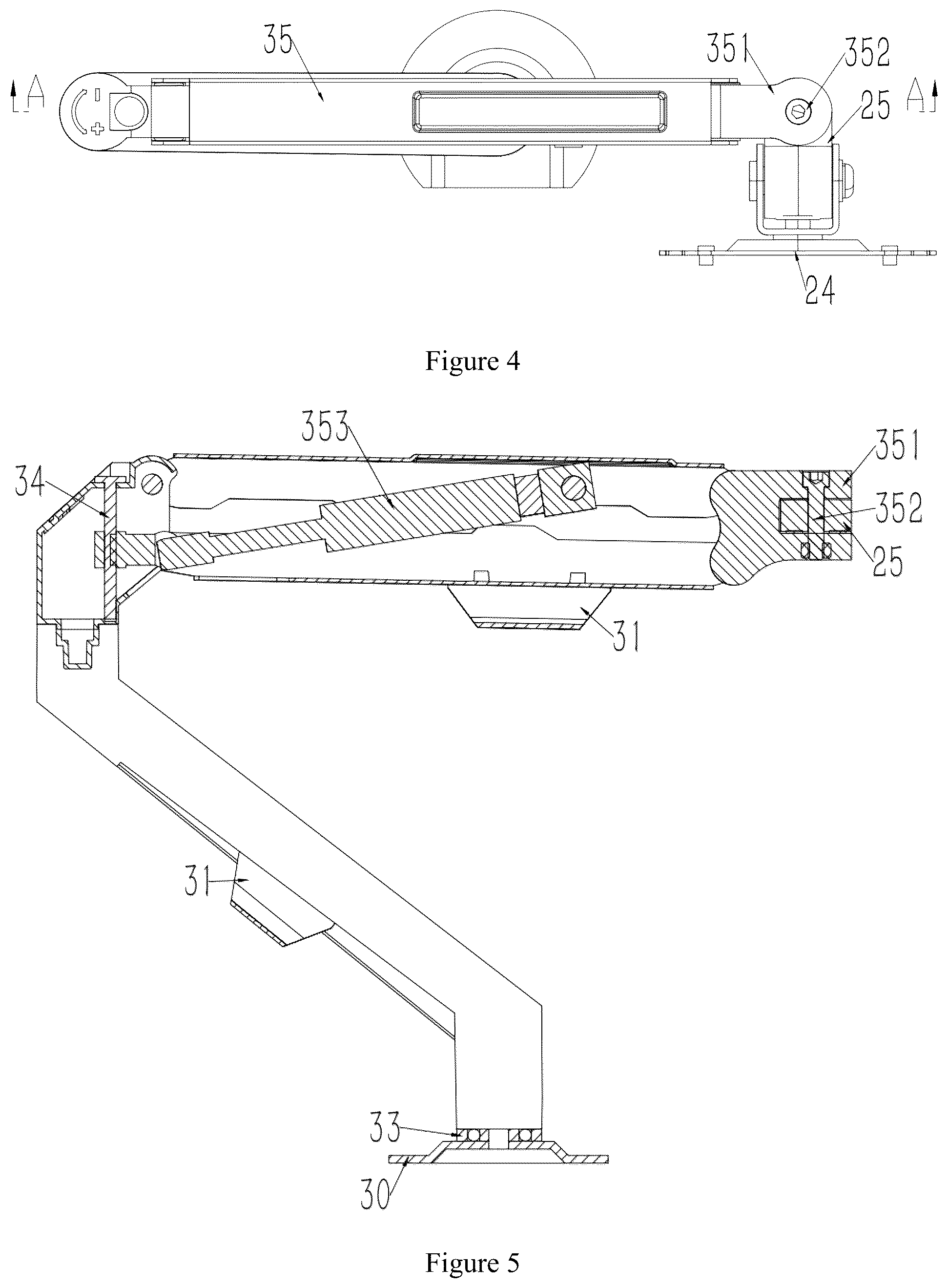 Patent US12326215 Figure 4 – Tablet stand