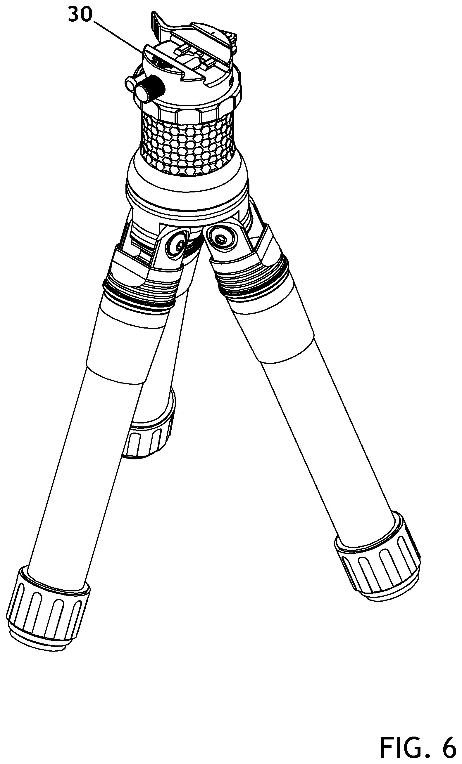 Patent US12326216 Figure 6 – Dome-top tripod system
