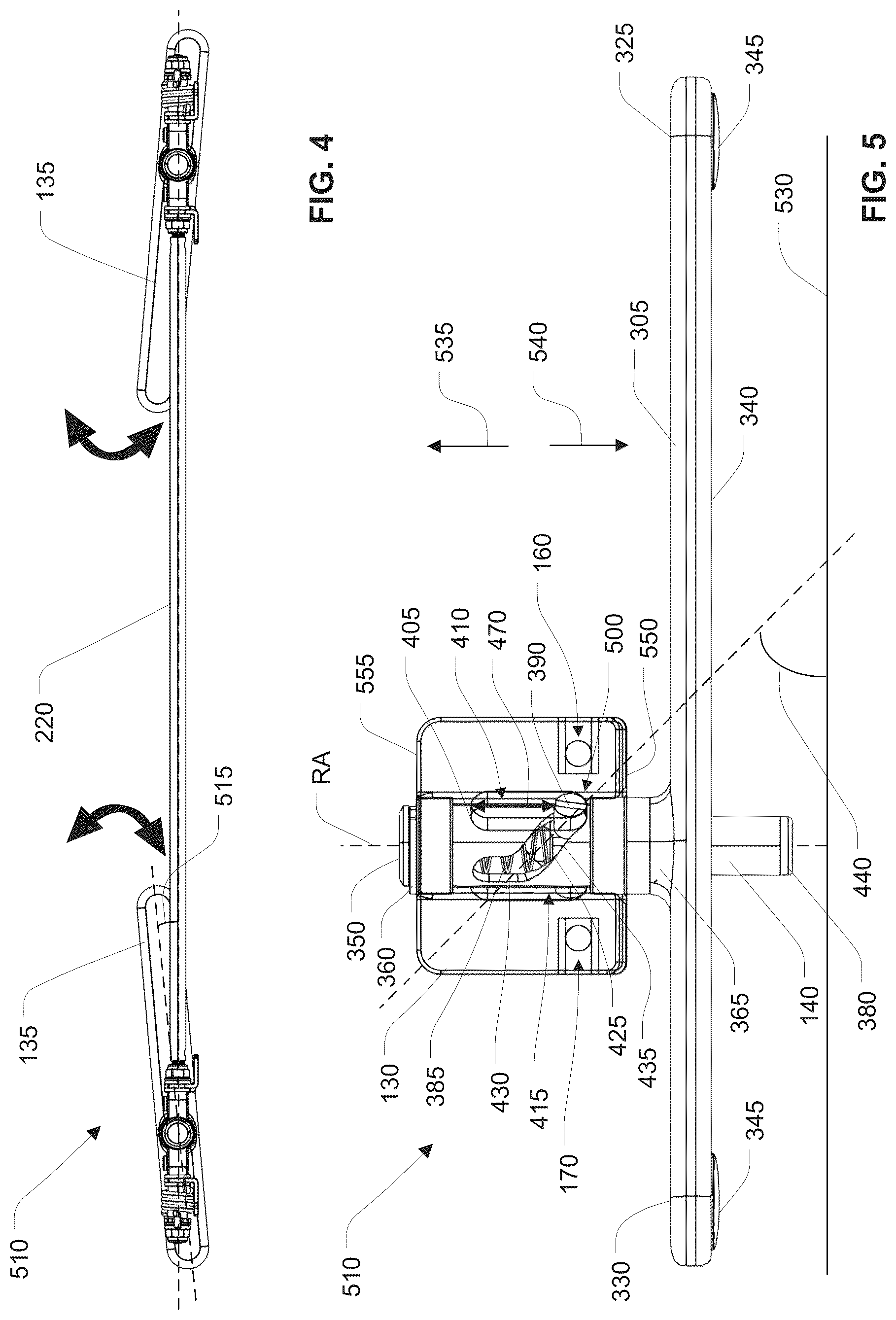 Patent US12326217 Figure 4 – Self-deploying stand foot