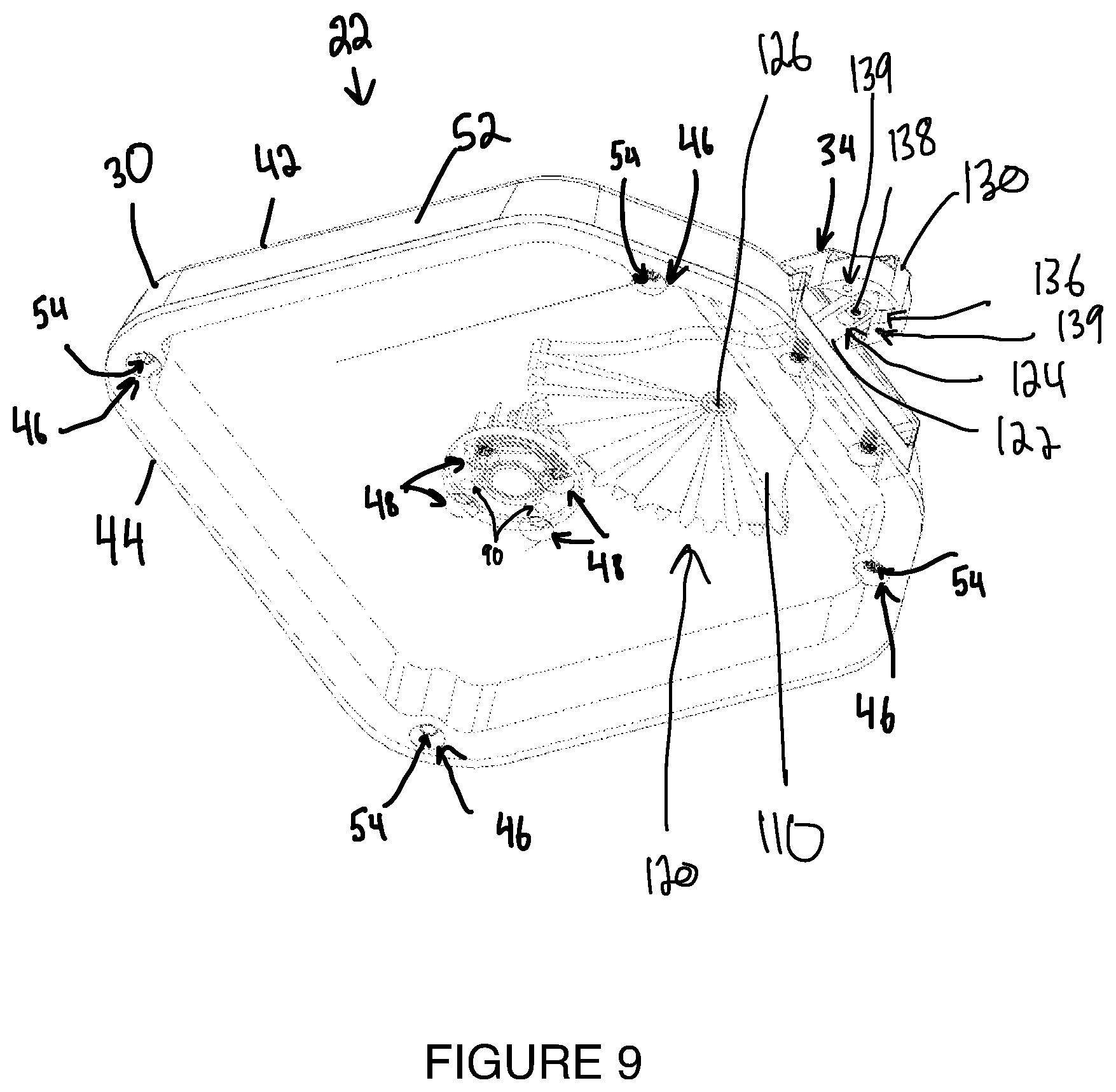 Patent US12326218 Figure 9 – Coupling device and base member for coupling device