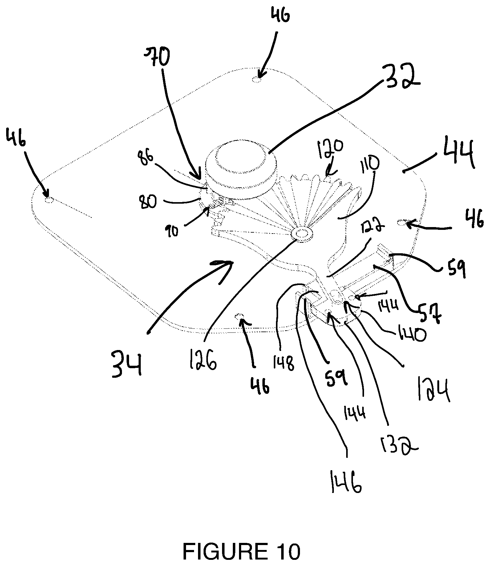 Patent US12326218 Figure 10 – Coupling device and base member for coupling device