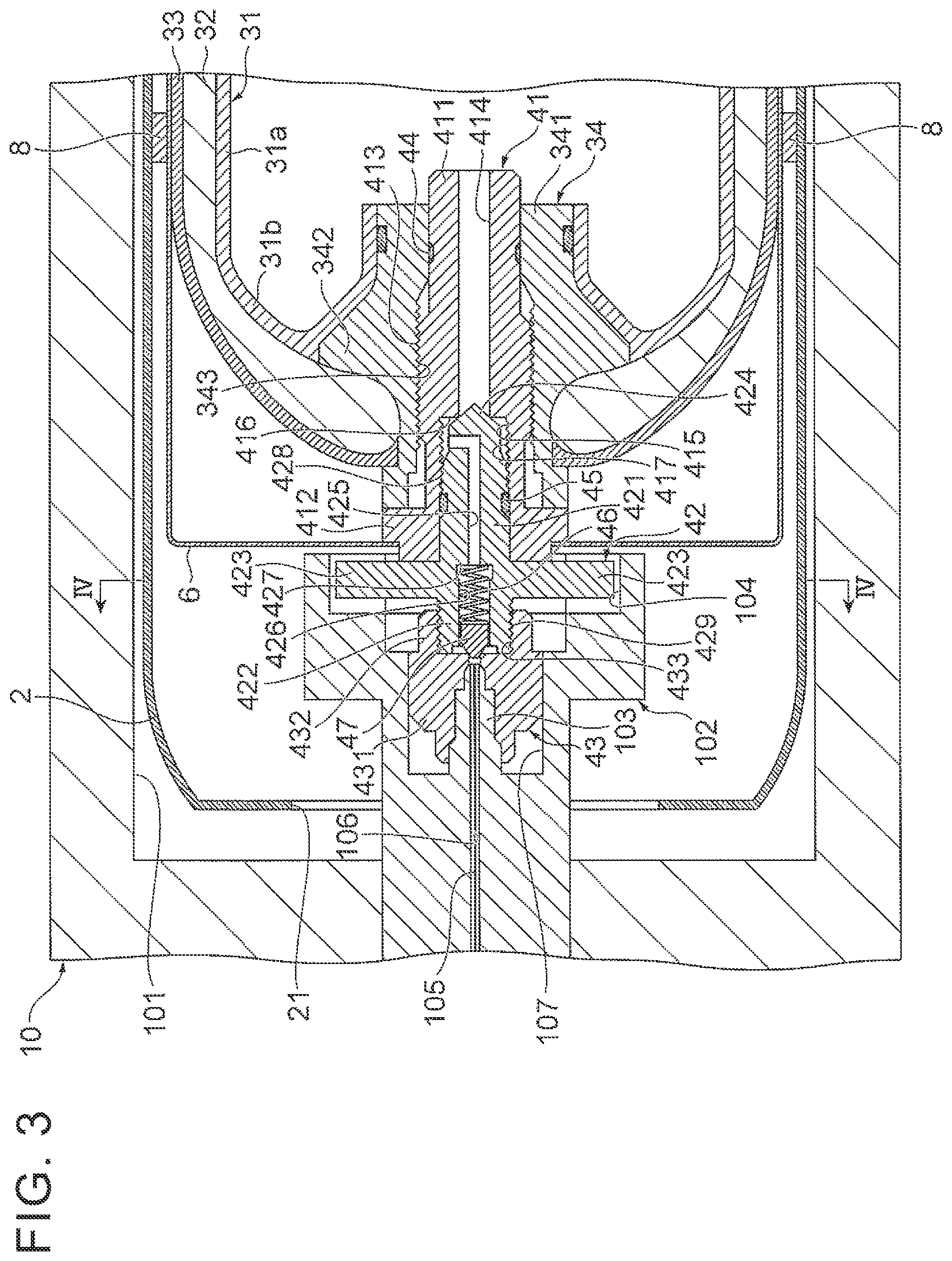 Patent US12326224 Figure 3 – High-pressure tank