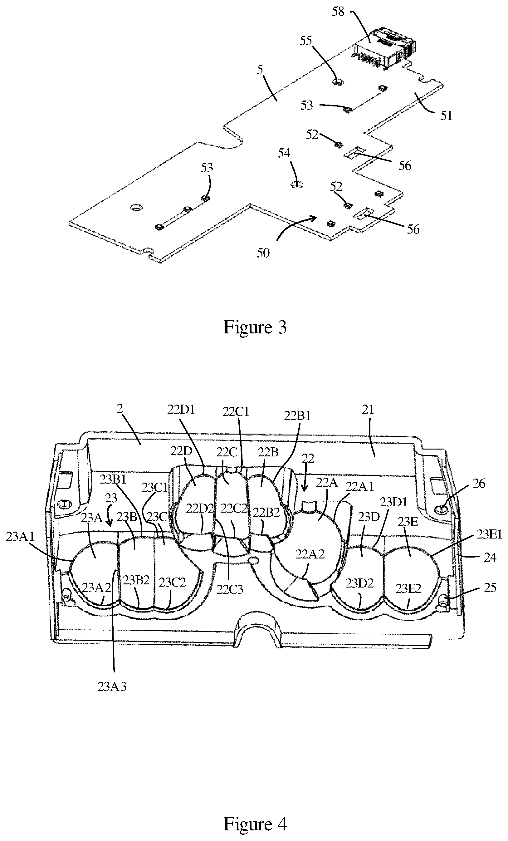 Patent US12326230 Figure 2 – Light-emitting module and vehicle