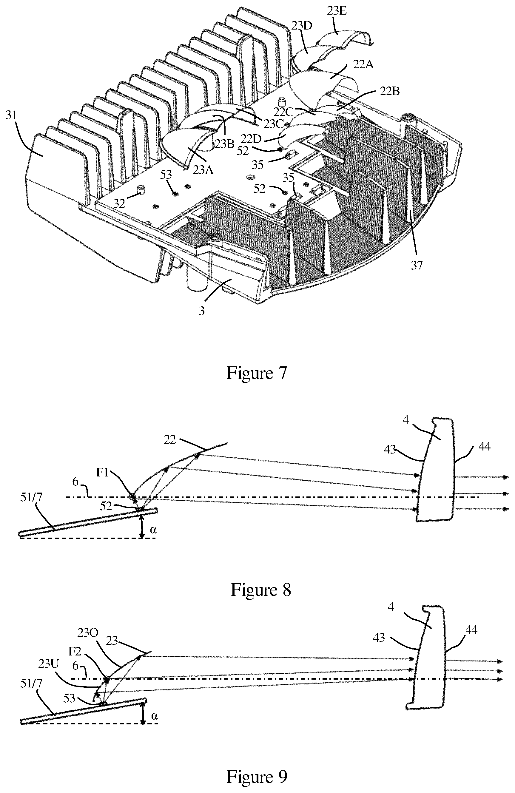 Patent US12326230 Figure 4 – Light-emitting module and vehicle