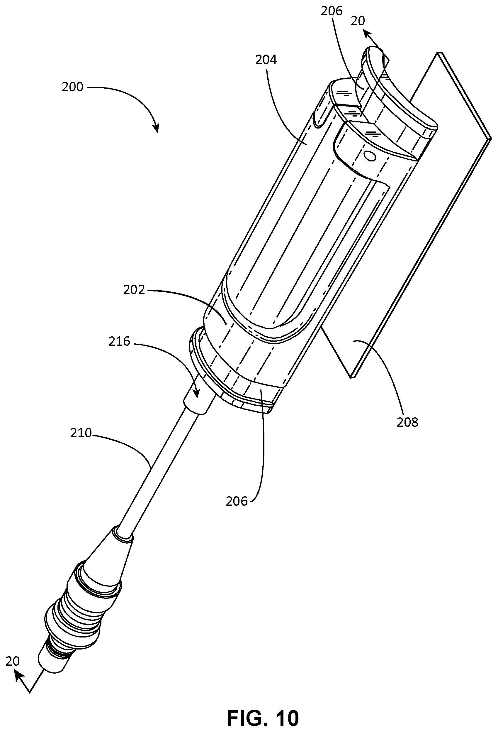 Patent US12326240 Figure 10 – Selectively attachable lighting devices and methods
