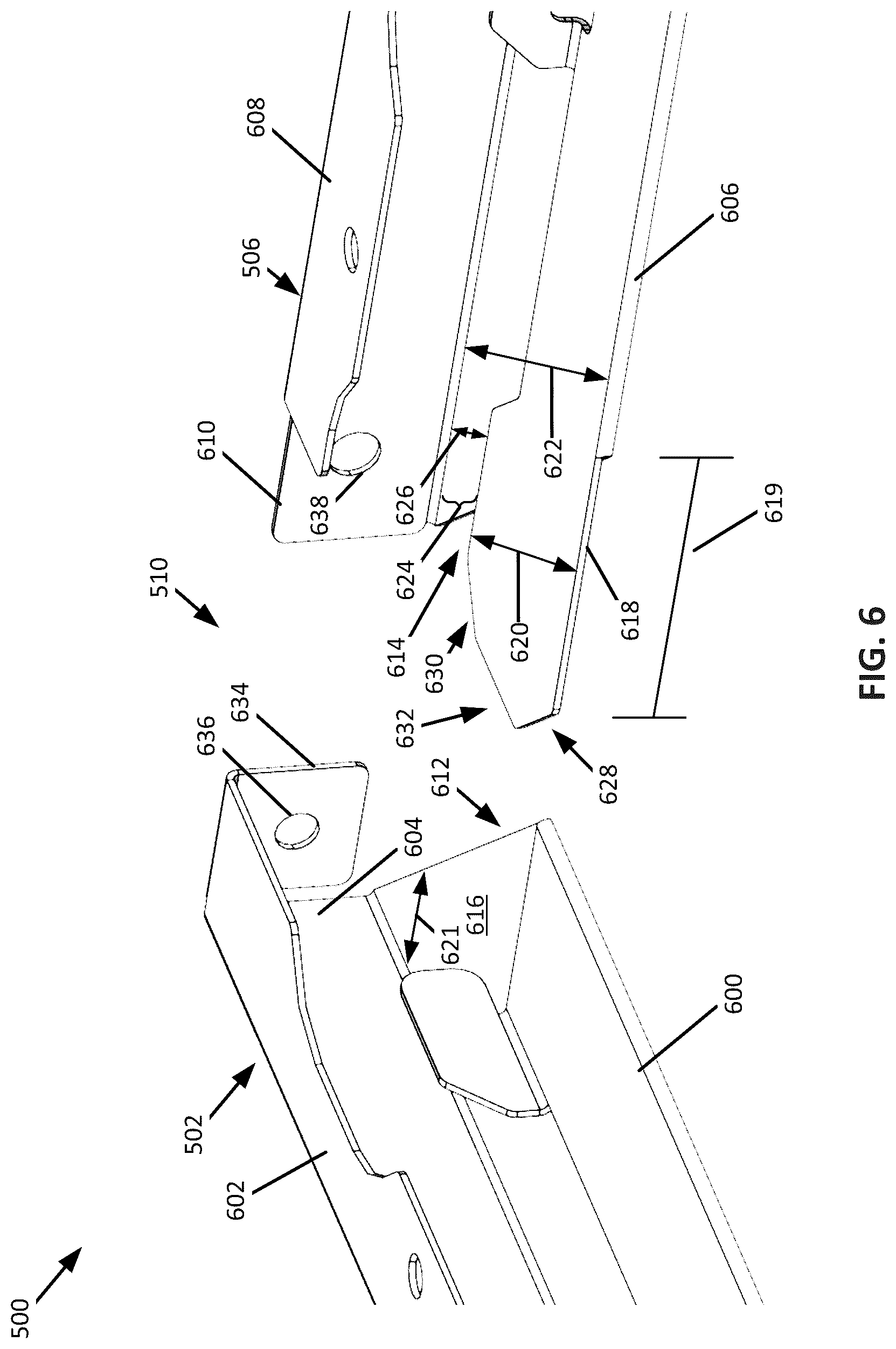 Patent US12326242 Figure 5 – Lighting frame