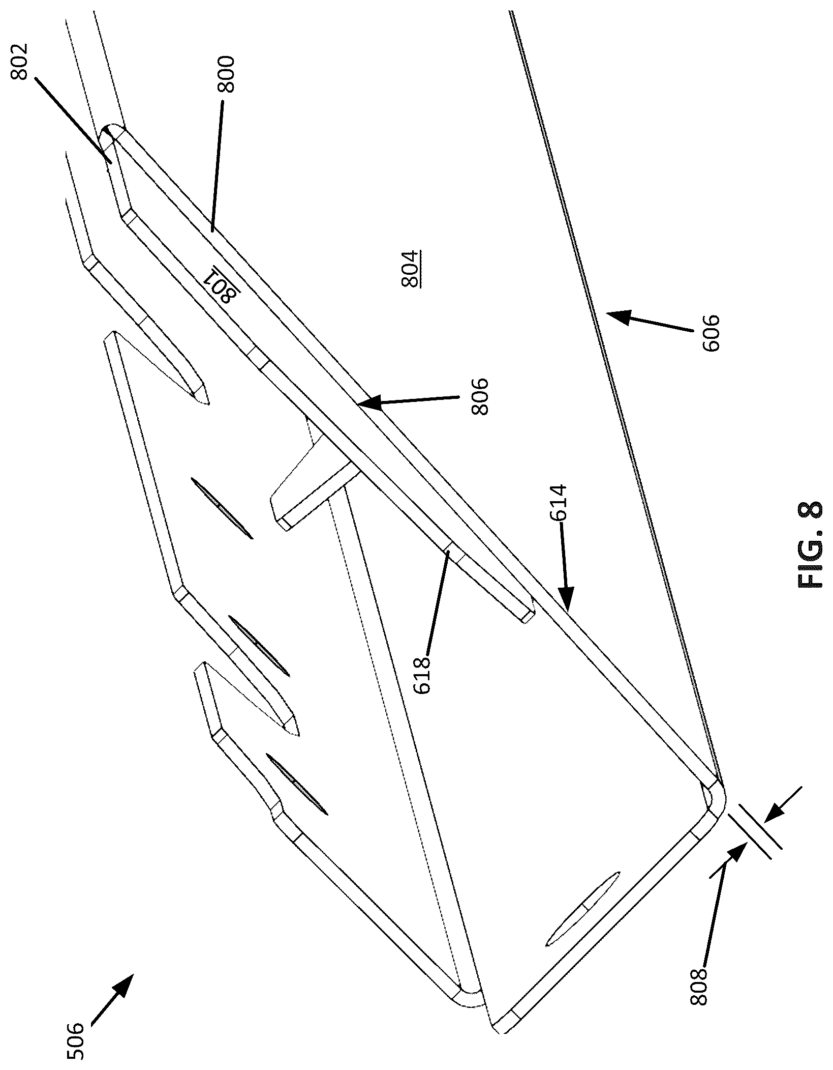 Patent US12326242 Figure 7 – Lighting frame