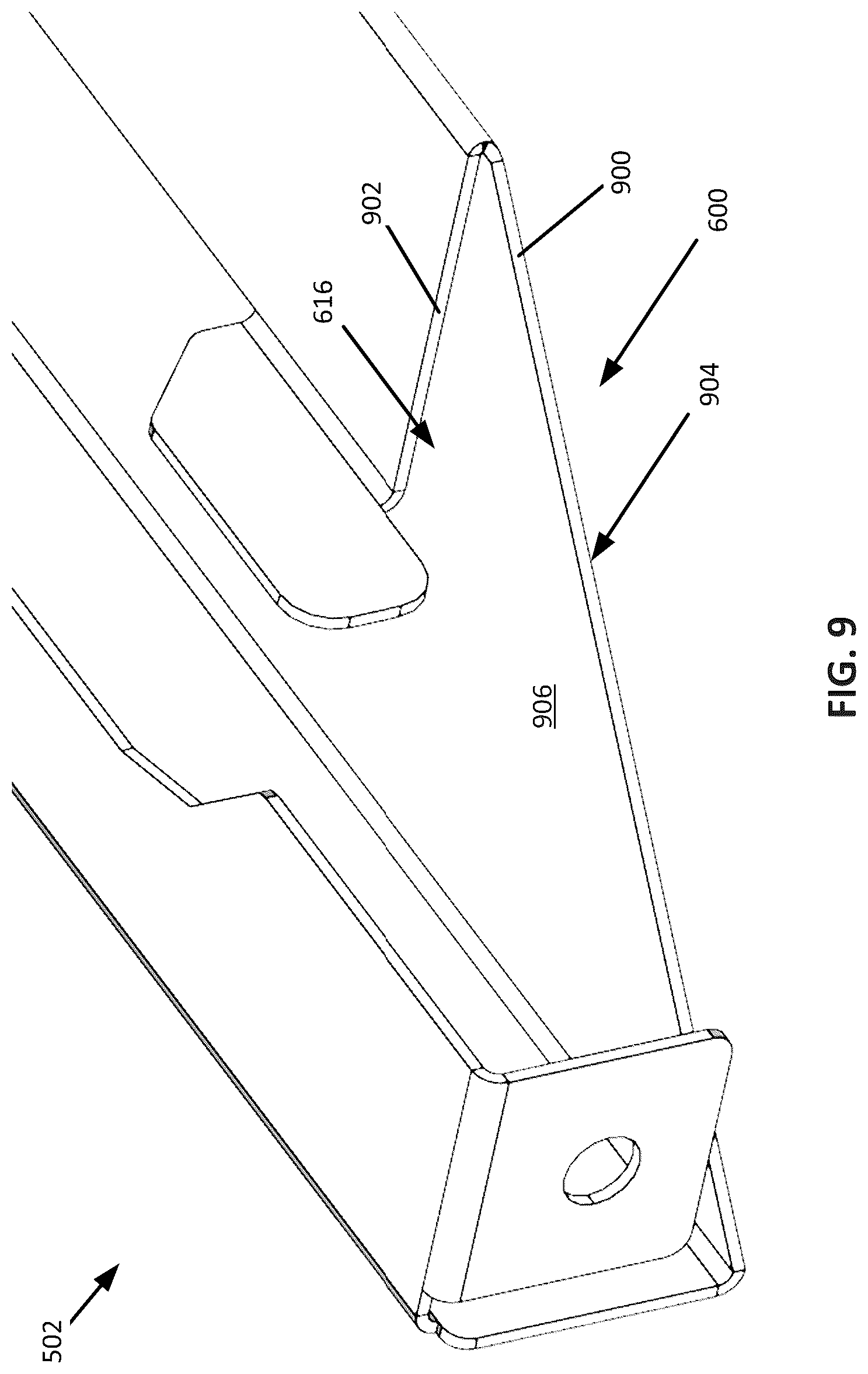 Patent US12326242 Figure 8 – Lighting frame
