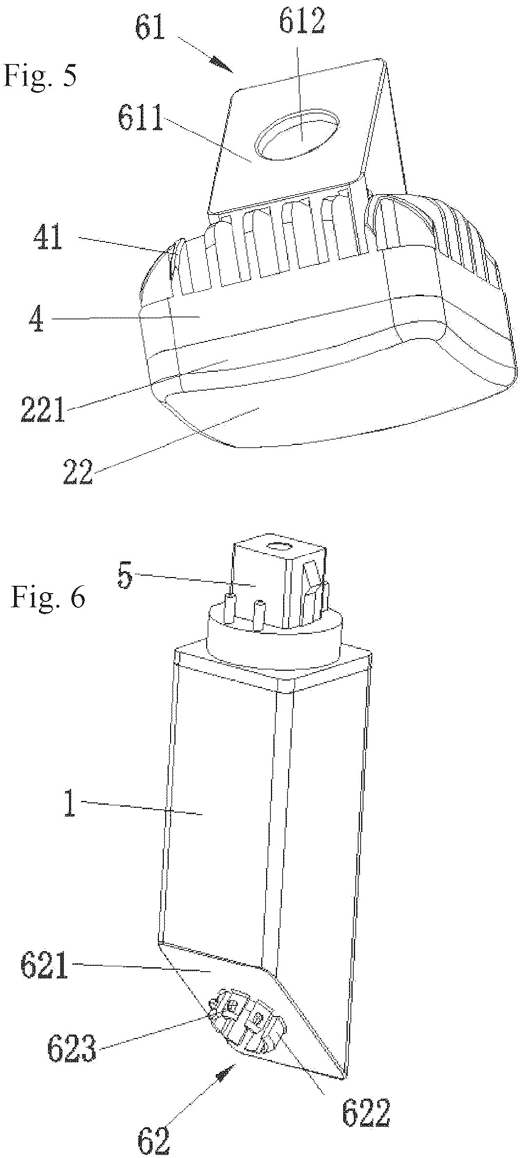 Patent US12326243 Figure 3 – LED lamp with rotating member