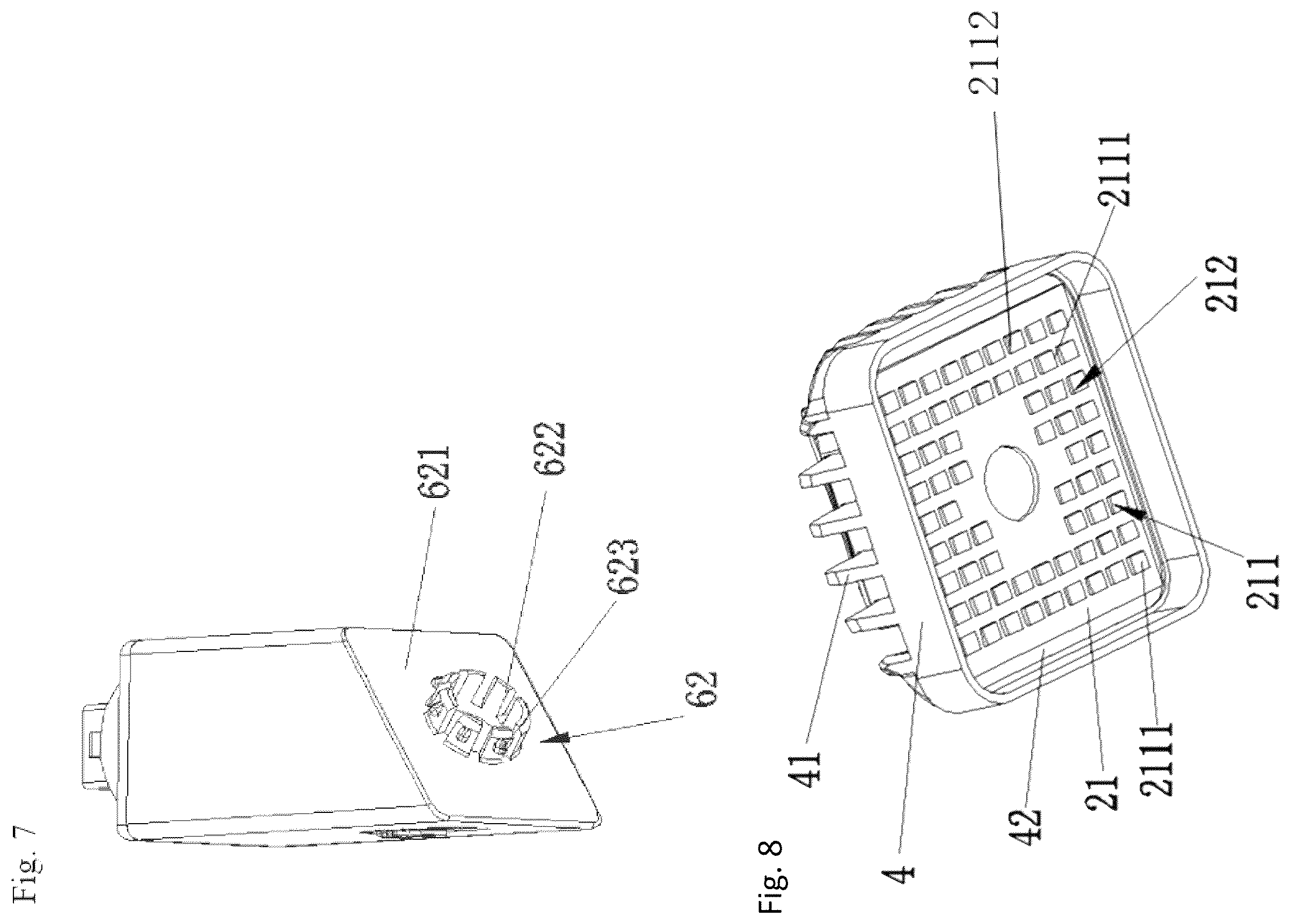 Patent US12326243 Figure 4 – LED lamp with rotating member