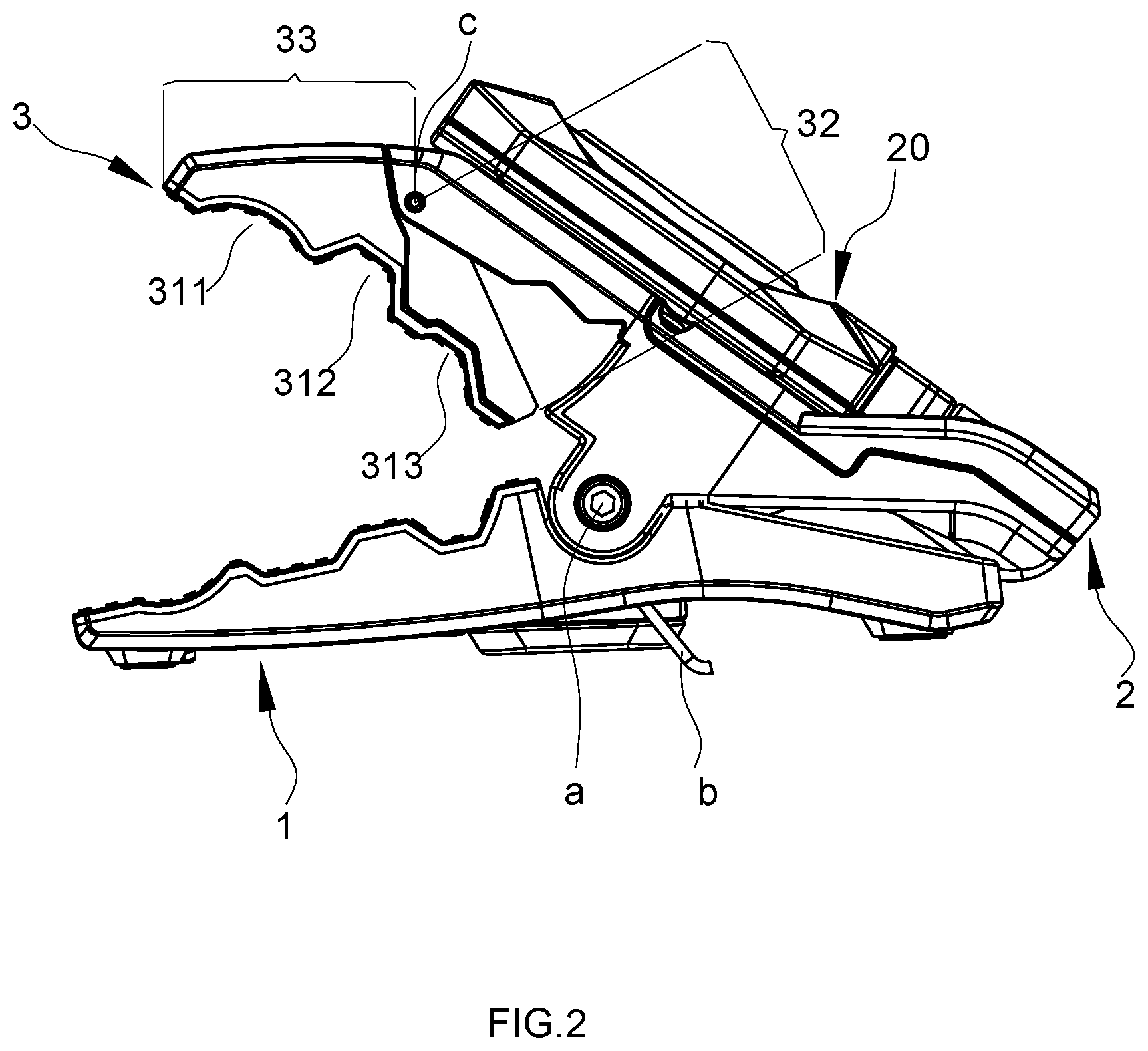 Patent US12326244 Figure 2 – Clip and a lamp thereof