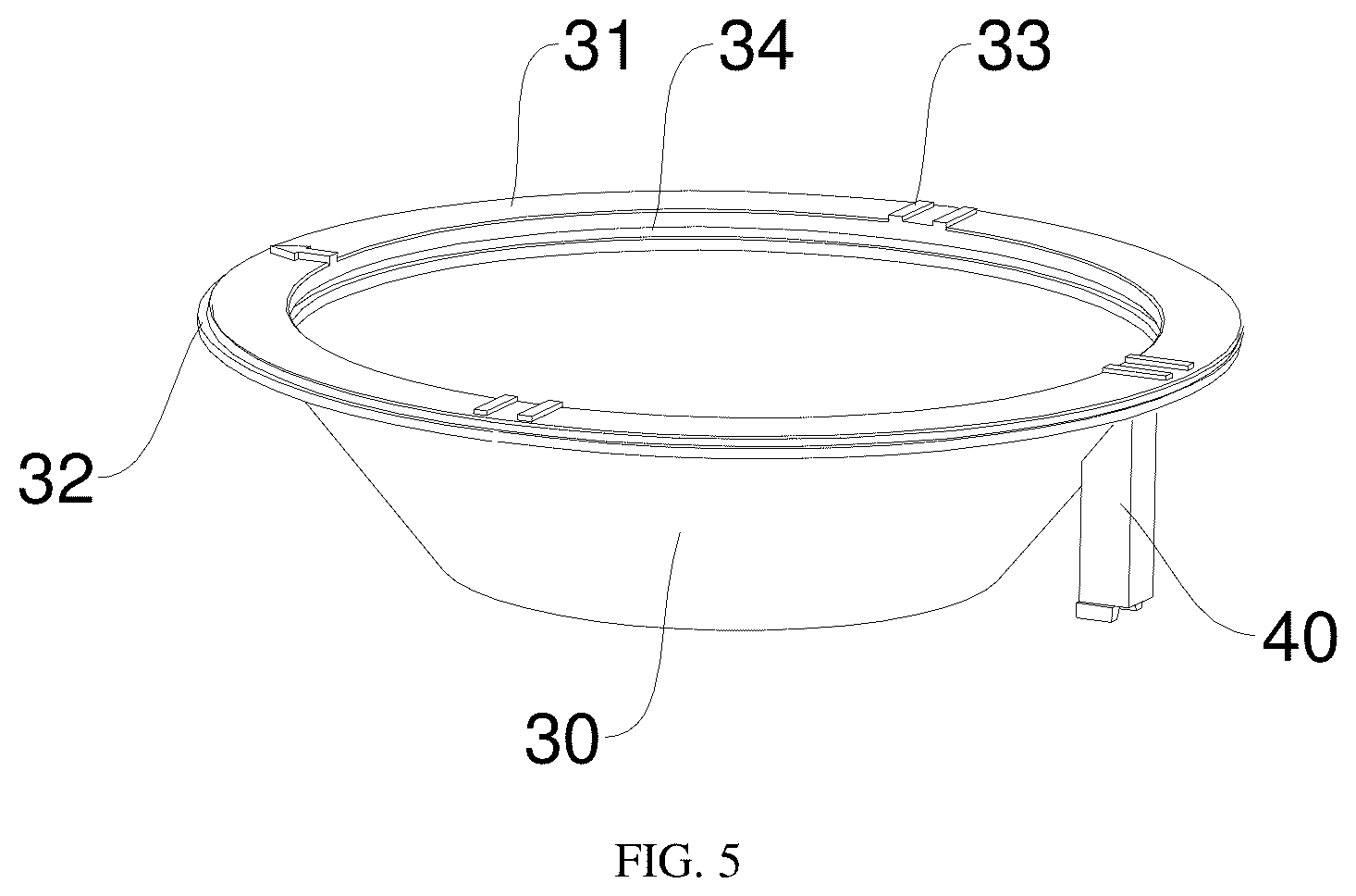 Patent US12326245 Figure 5 – Downlight with adjustable color temperature