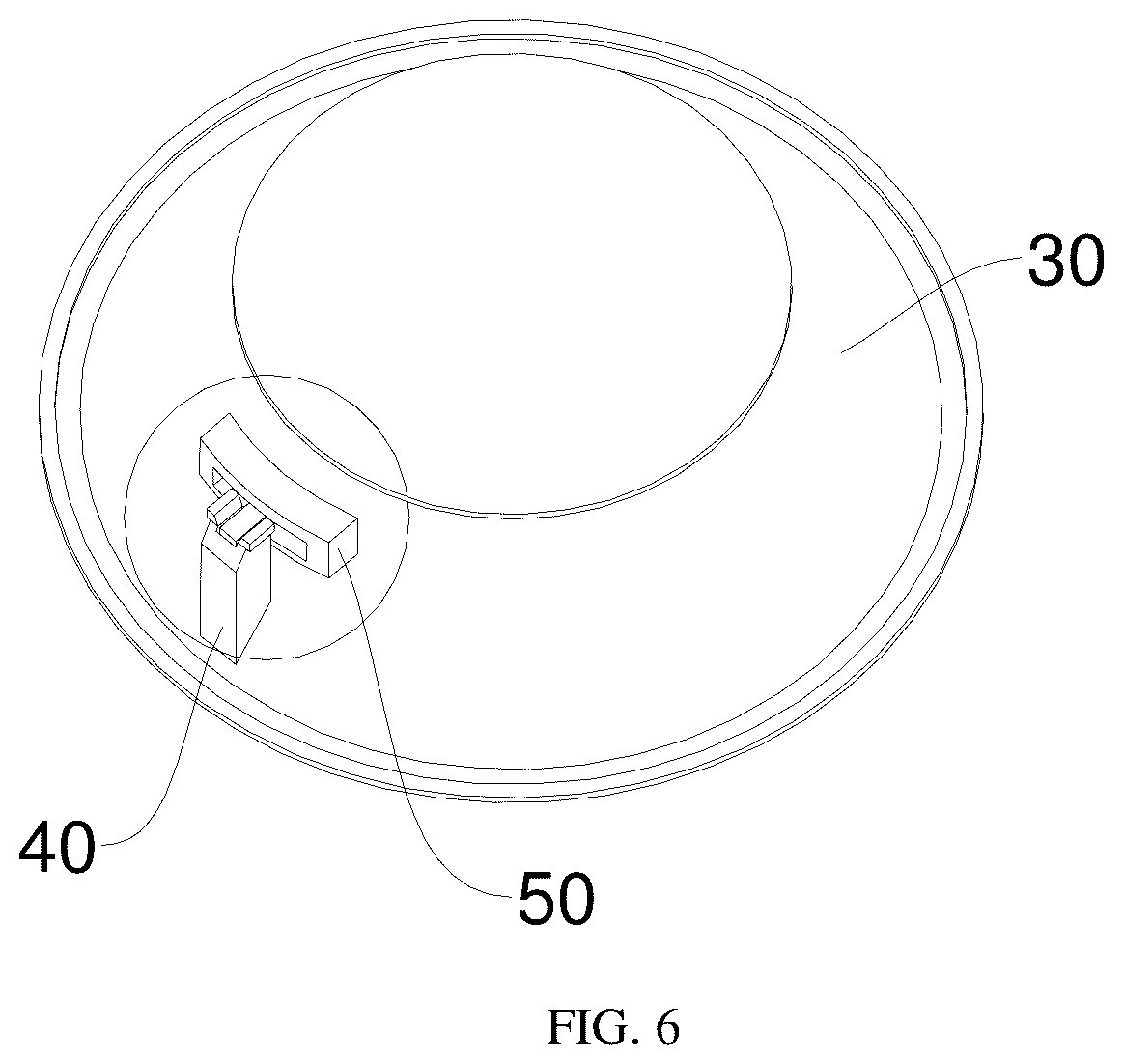 Patent US12326245 Figure 6 – Downlight with adjustable color temperature