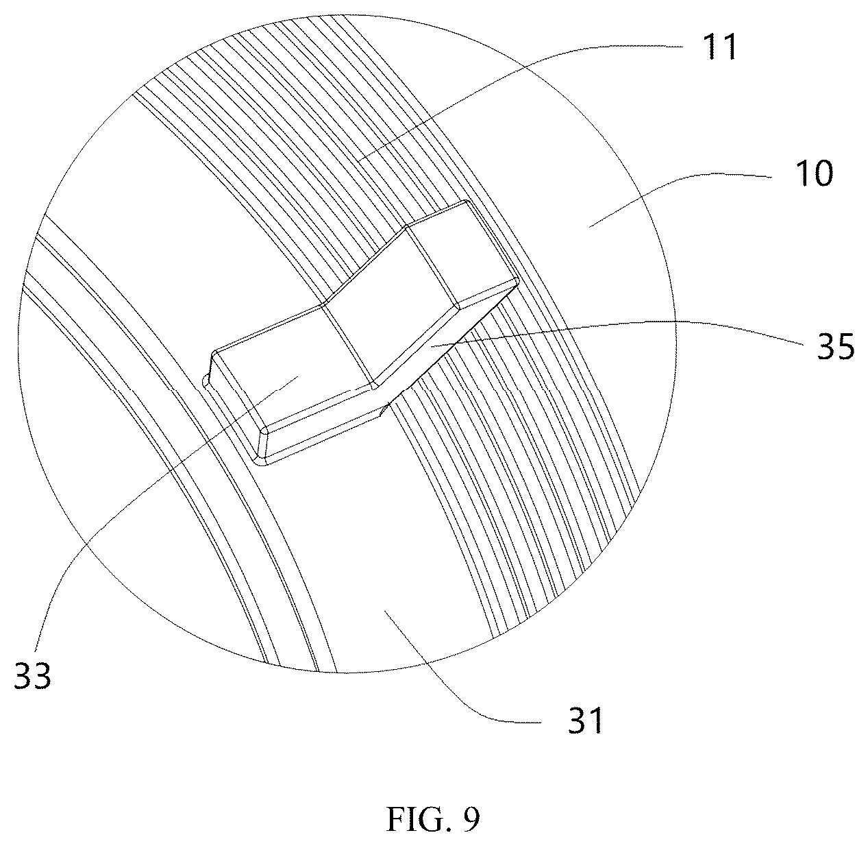 Patent US12326245 Figure 8 – Downlight with adjustable color temperature