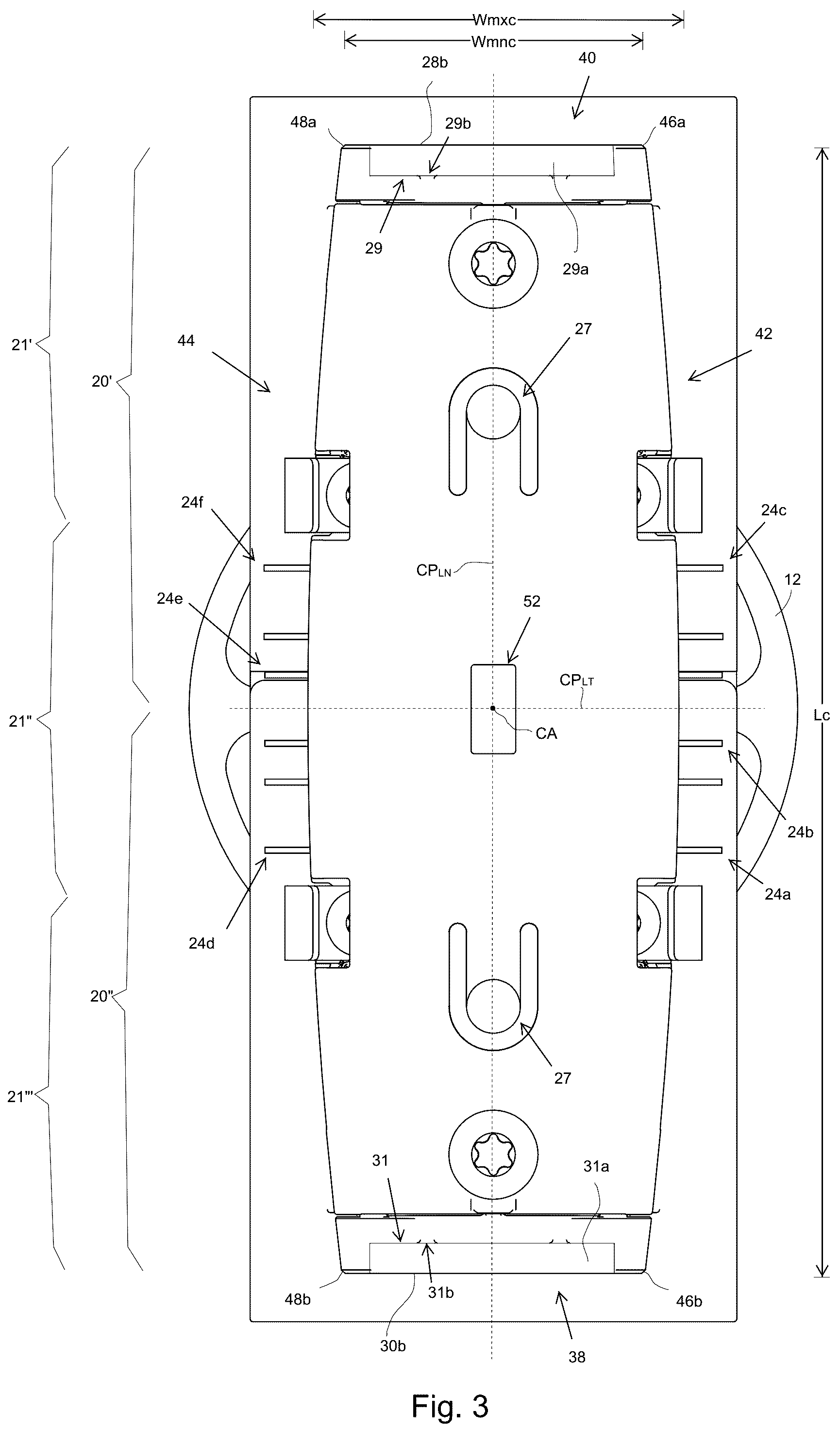 Patent US12326246 Figure 3 – Light assembly connector for insertion into a lighting track