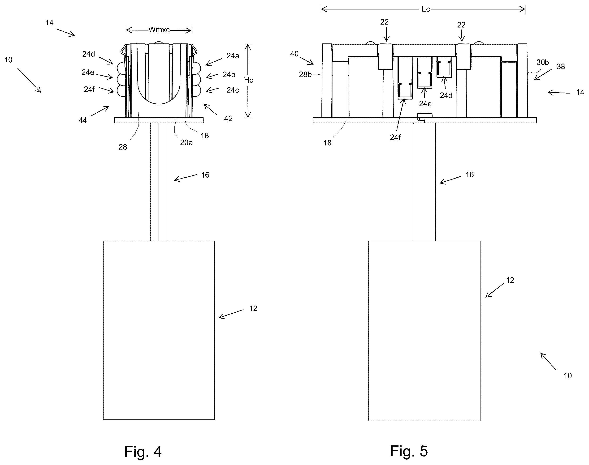 Patent US12326246 Figure 4 – Light assembly connector for insertion into a lighting track