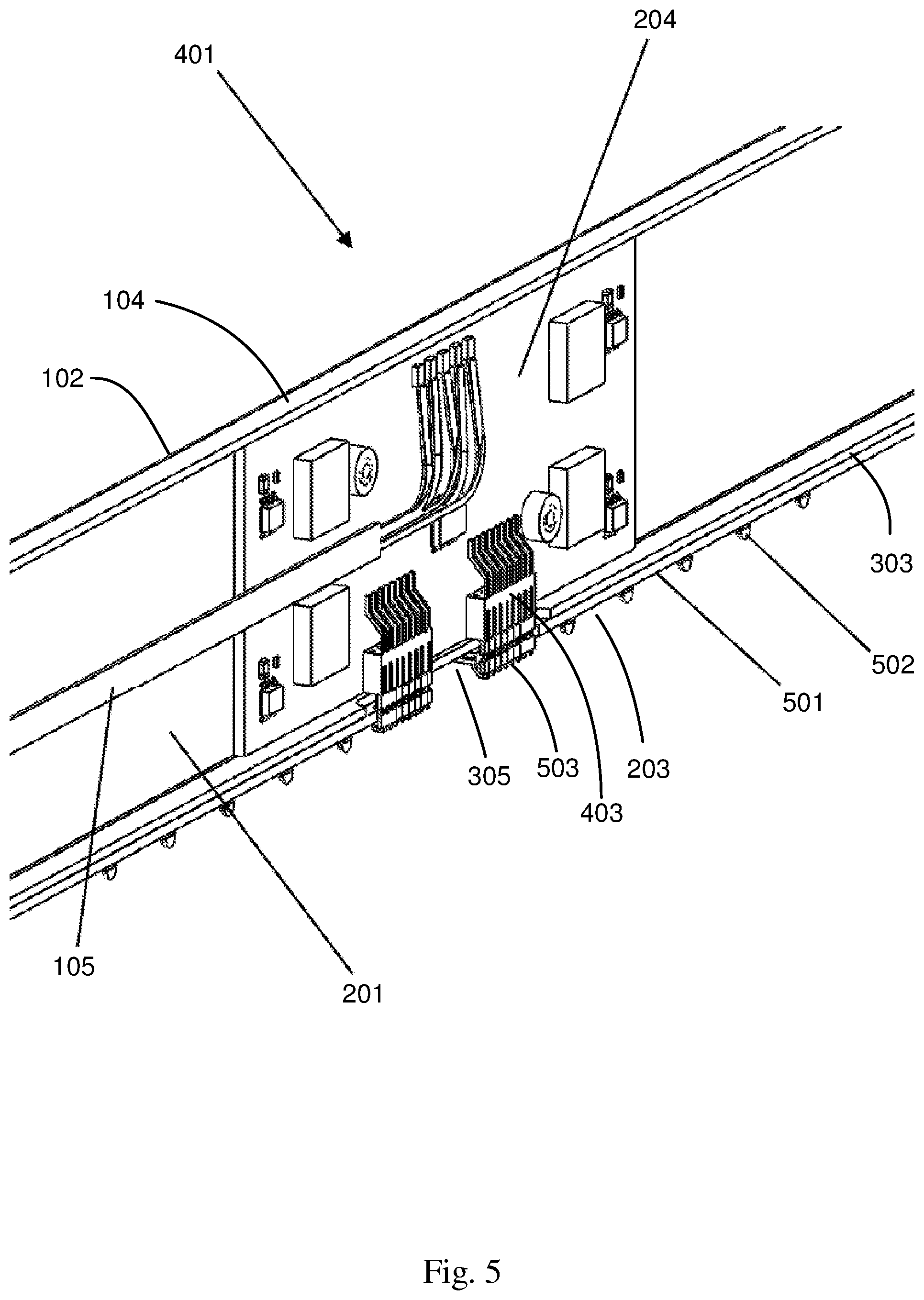 Patent US12326248 Figure 5 – Sealed linear lighting fixture