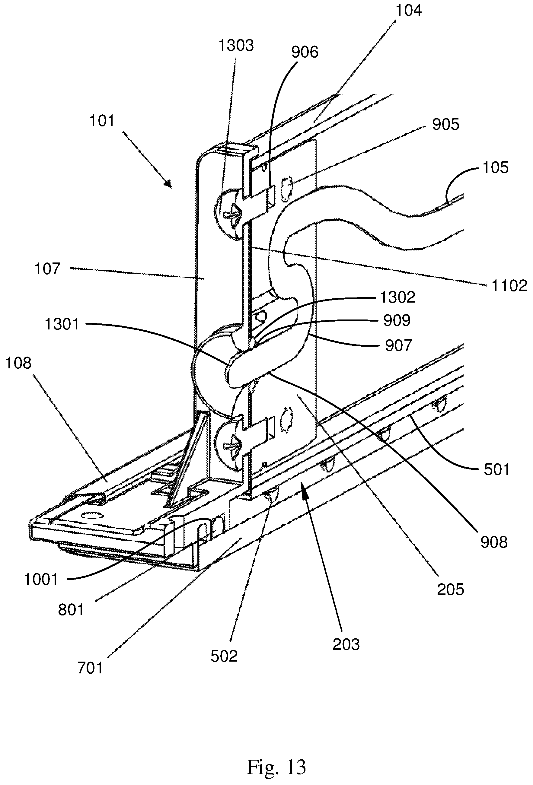 Patent US12326248 Figure 11 – Sealed linear lighting fixture