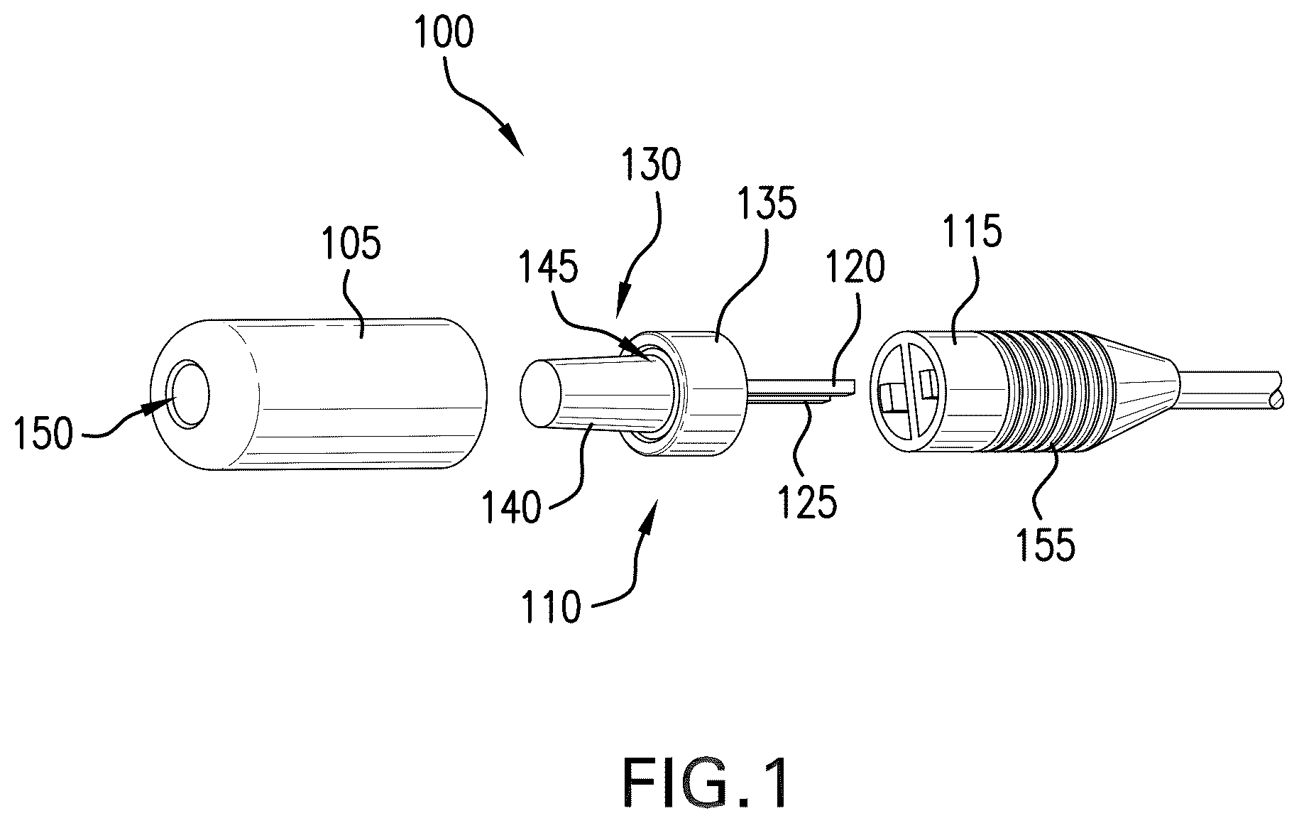 Patent US12326249 Figure 1 – Water-resistant wired electro-magnetic component capture