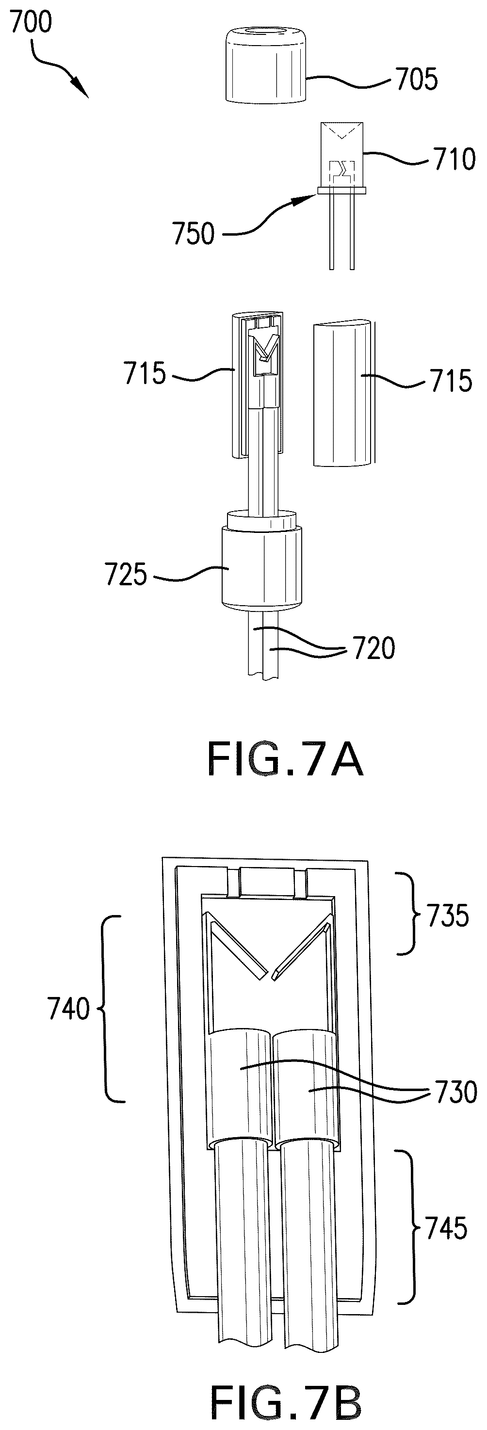 Patent US12326249 Figure 7 – Water-resistant wired electro-magnetic component capture