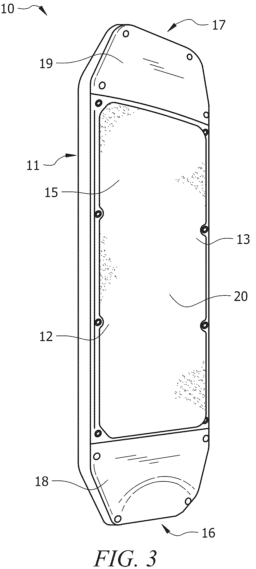 Patent US12326250 Figure 3 – Thermally managed hazardous location LED light fixture, assembly and methods without utilizing heat sinks
