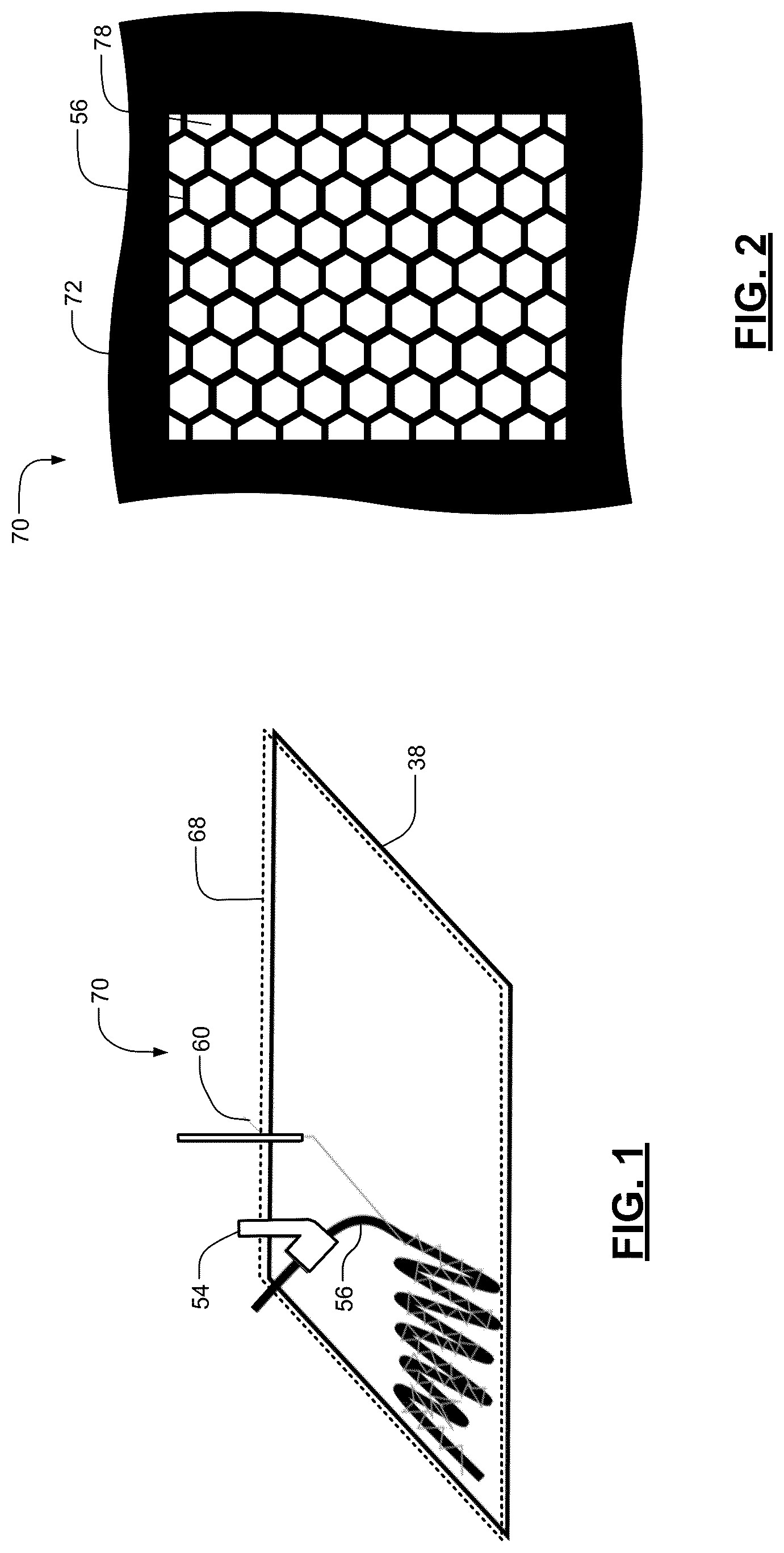 Patent US12326254 Figure 1 – Structural composite with encapsulated microLED task lighting and molded-in optics