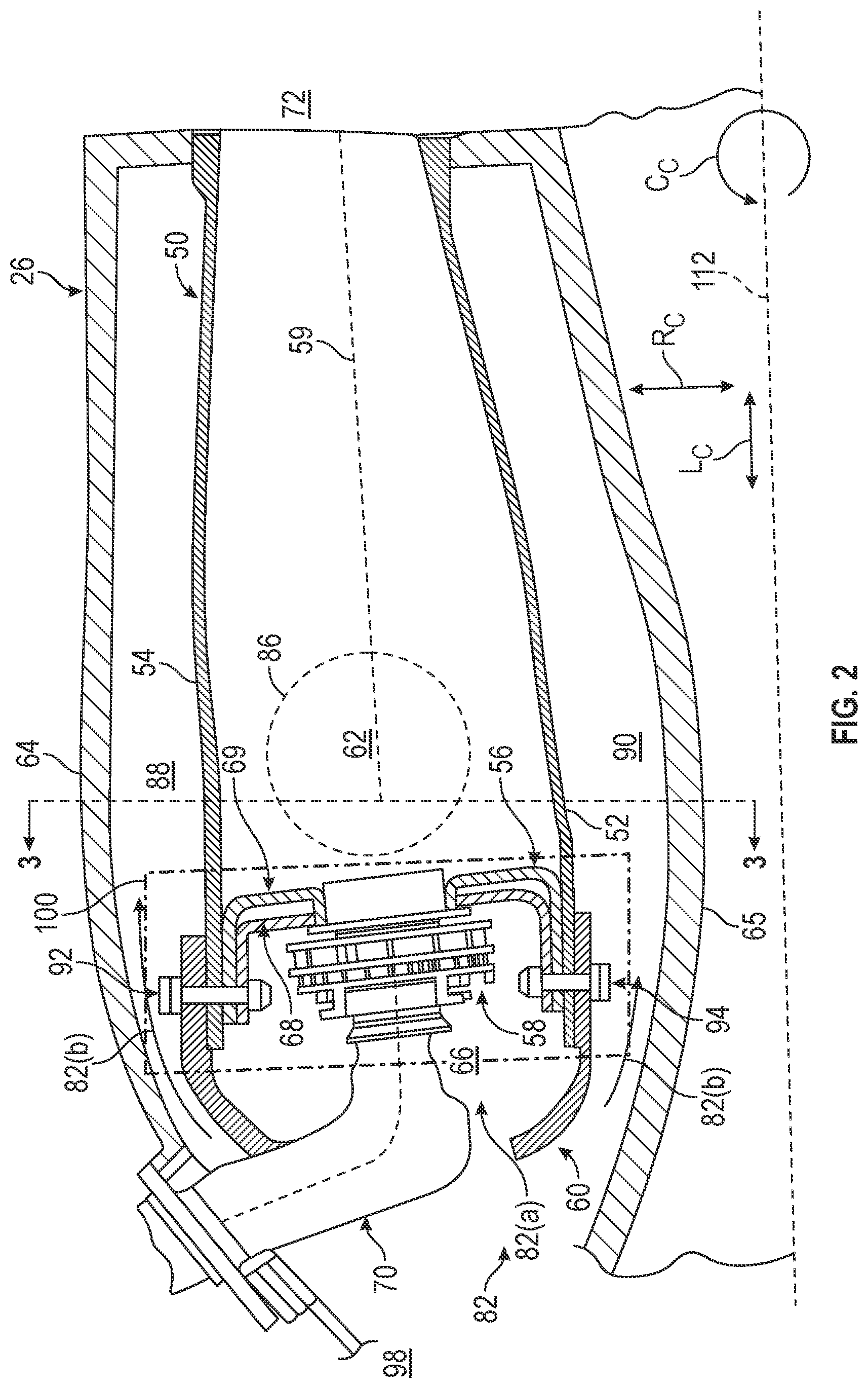 Patent US12326255 Figure 2 – Dome-deflector for a combustor of a gas turbine