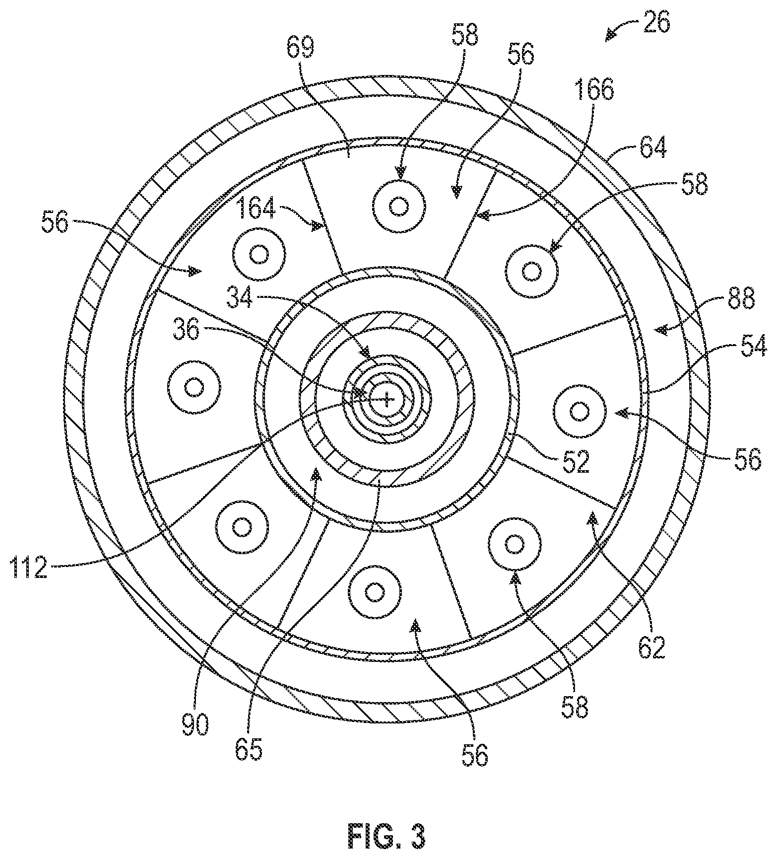 Patent US12326255 Figure 3 – Dome-deflector for a combustor of a gas turbine