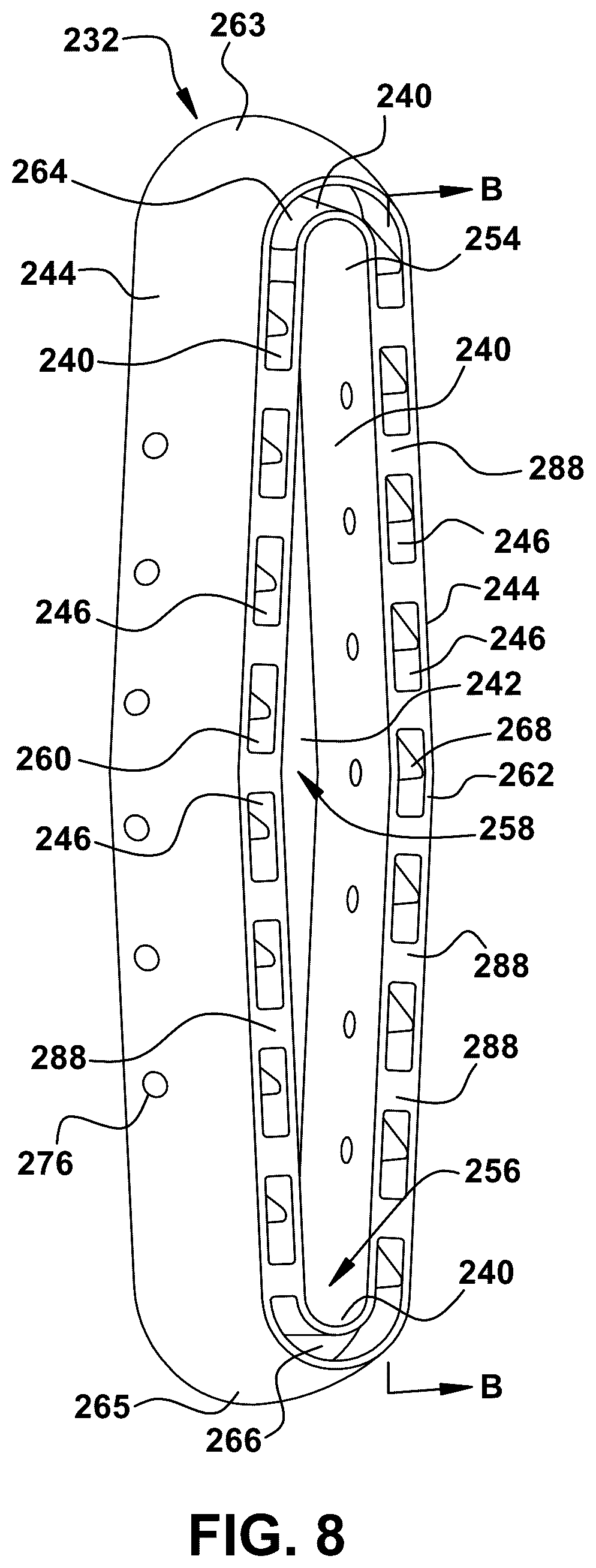 Patent US12326260 Figure 8 – Axial fuel stage injector creating air curtain