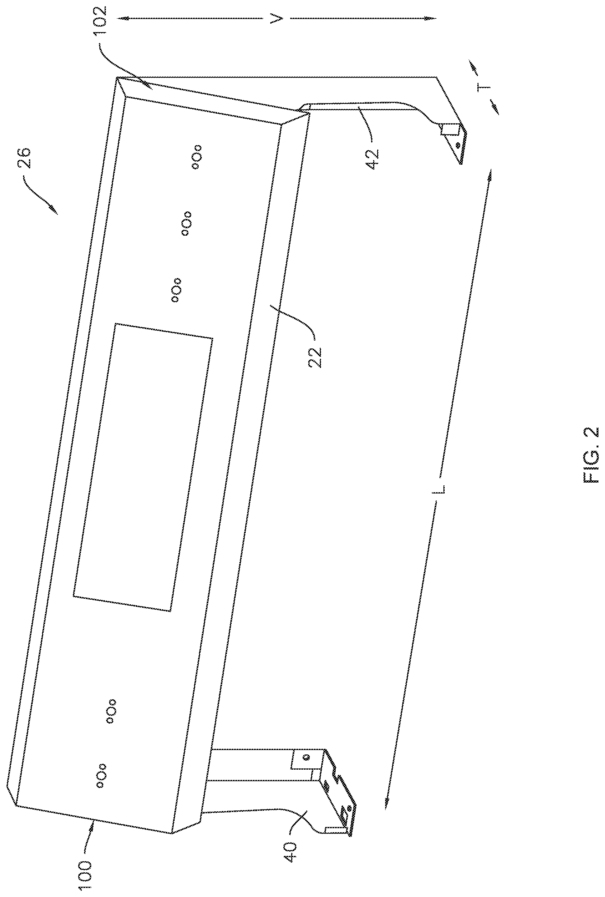 Patent US12326261 Figure 2 – Appliance control panel assembly