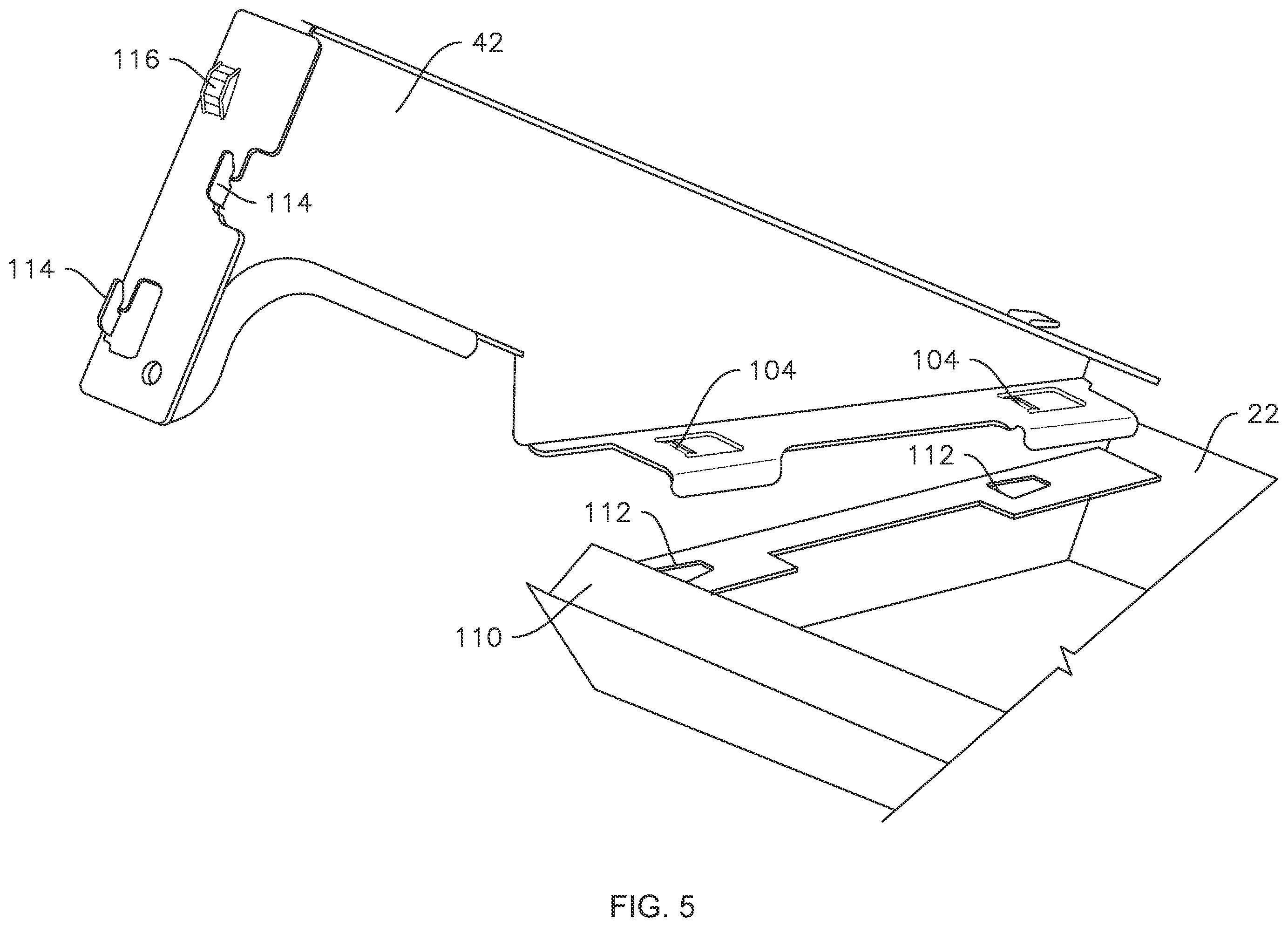 Patent US12326261 Figure 5 – Appliance control panel assembly