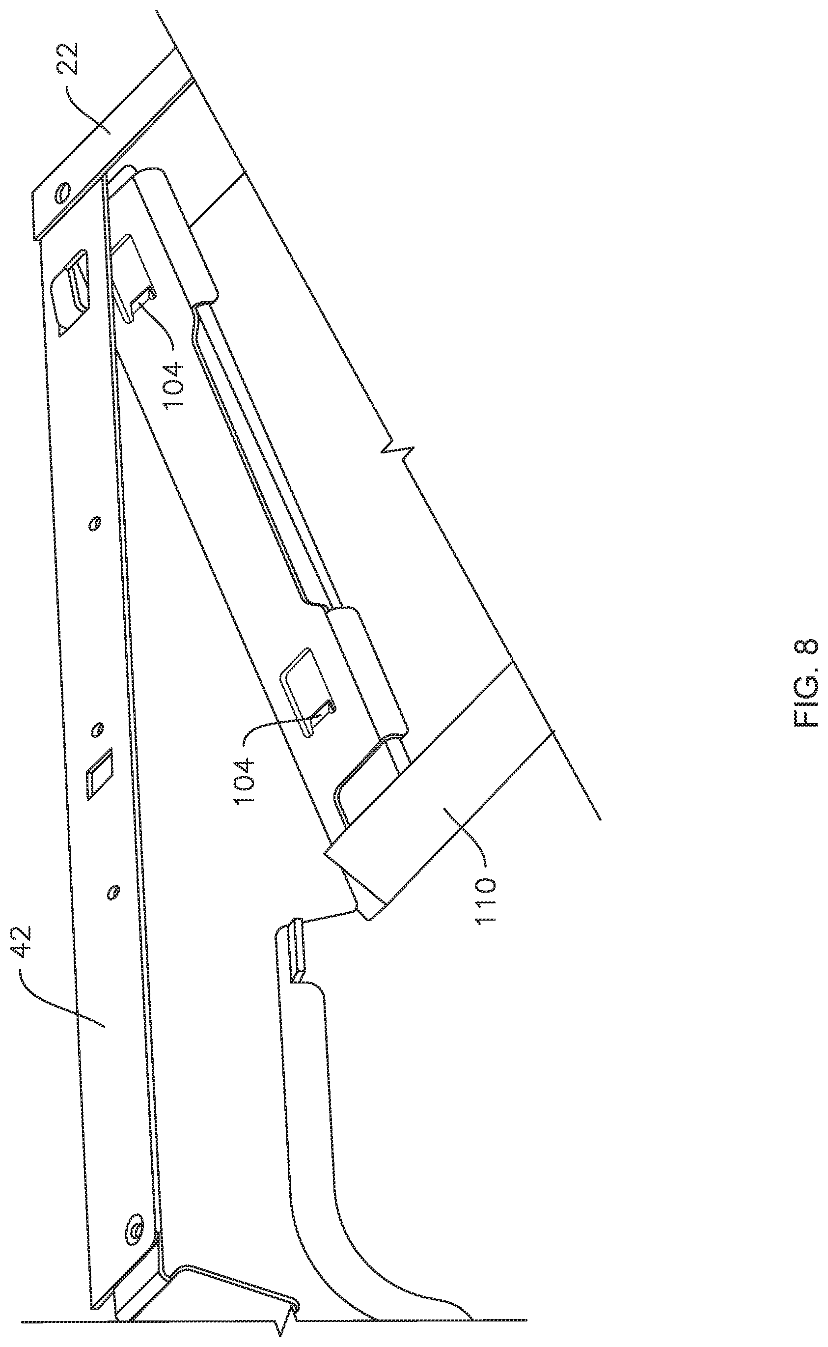 Patent US12326261 Figure 8 – Appliance control panel assembly