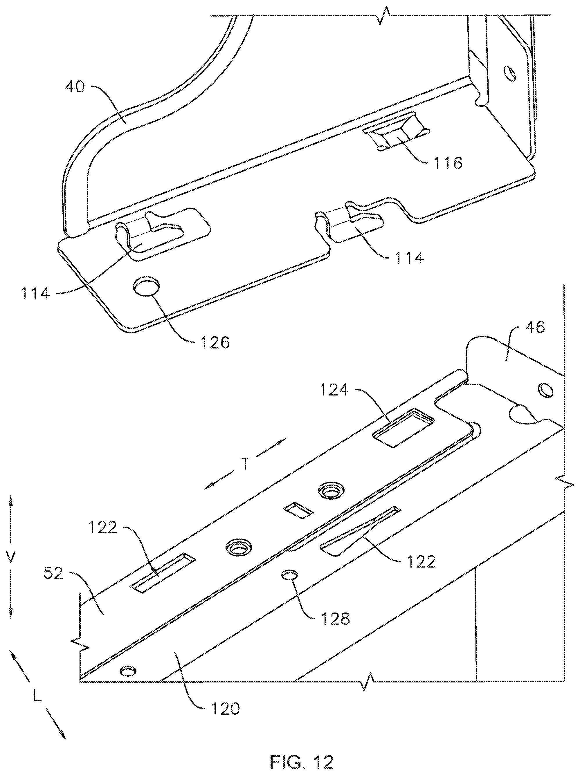 Patent US12326261 Figure 11 – Appliance control panel assembly