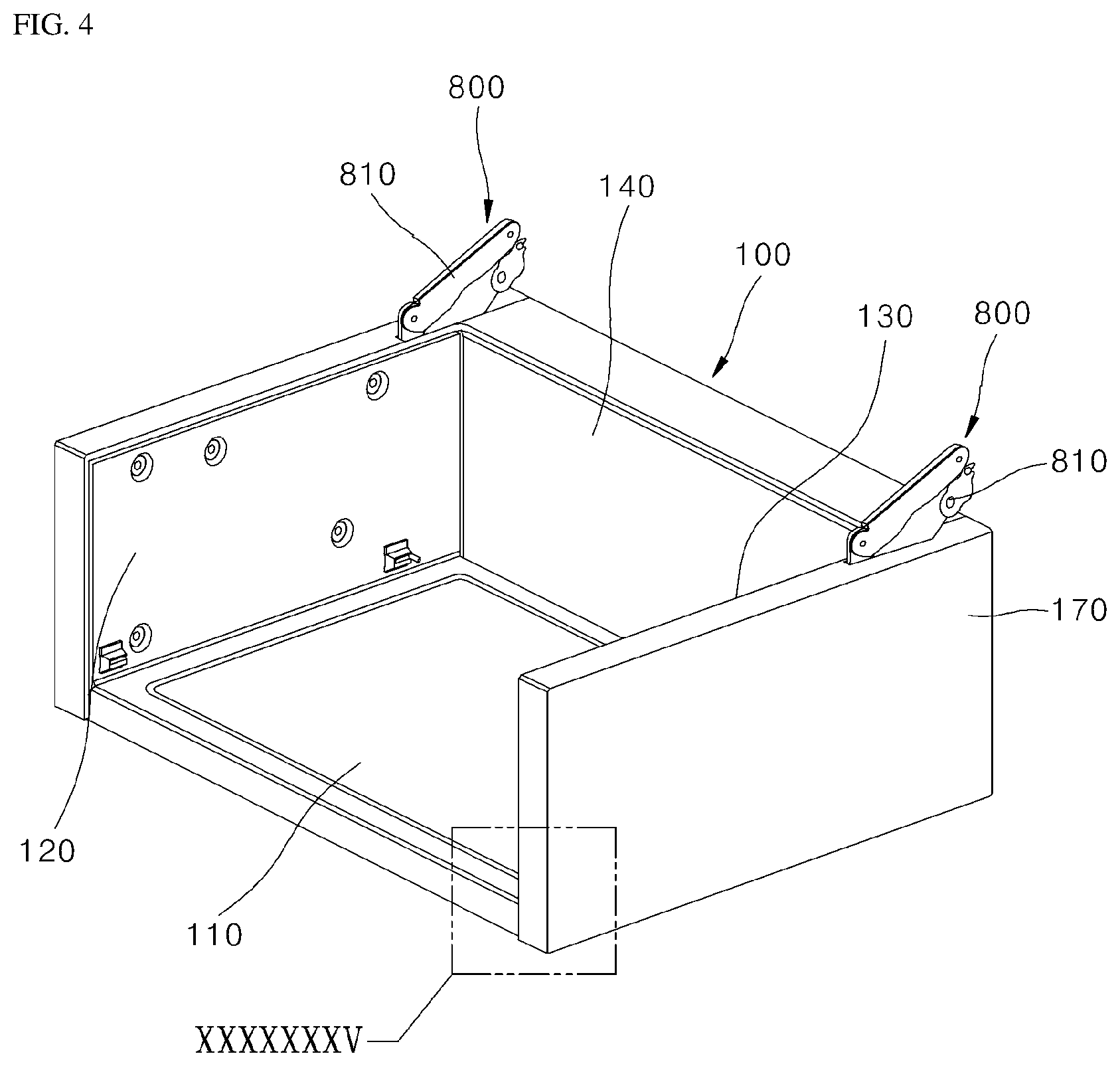 Patent US12326262 Figure 4 – Cooking appliance