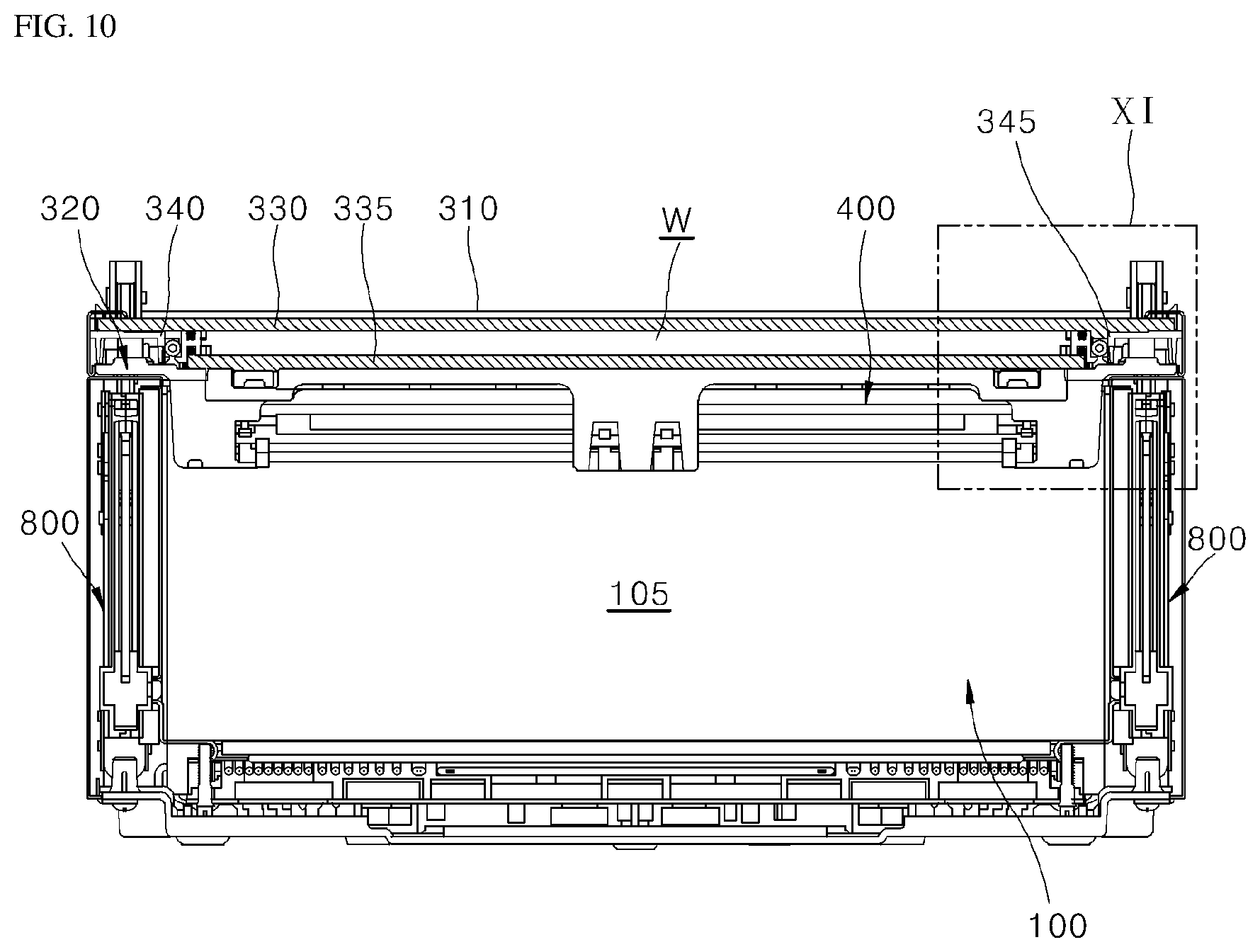 Patent US12326262 Figure 10 – Cooking appliance