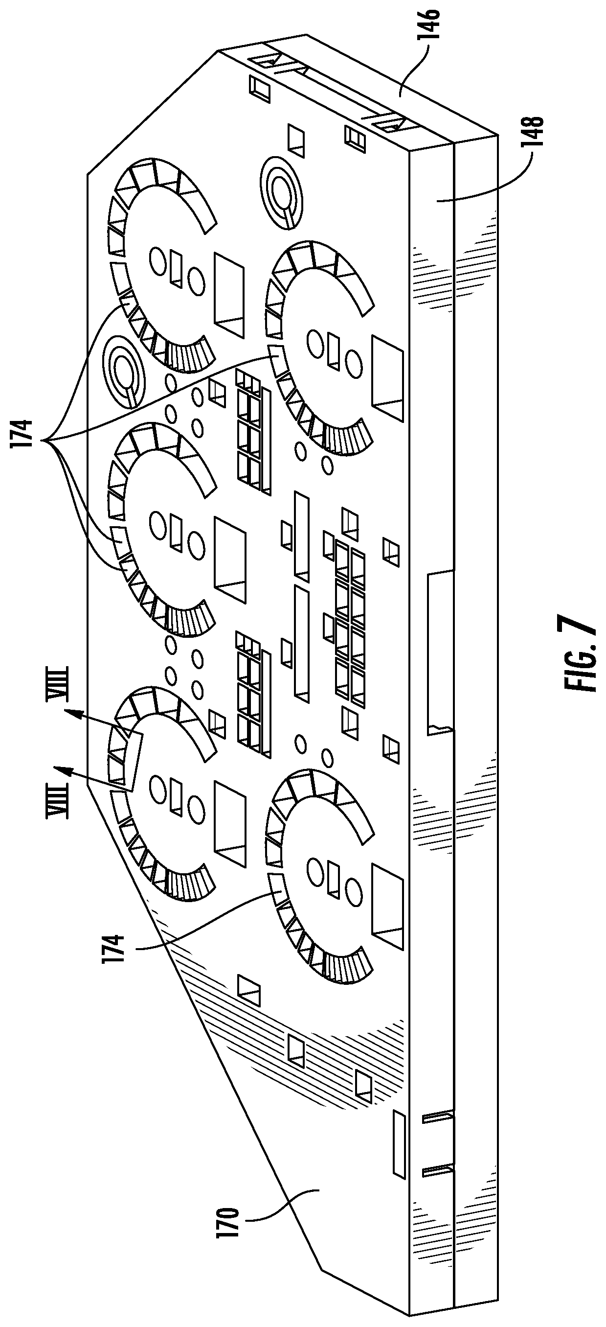 Patent US12326263 Figure 7 – Illuminated discretized user interface with uniform appearance
