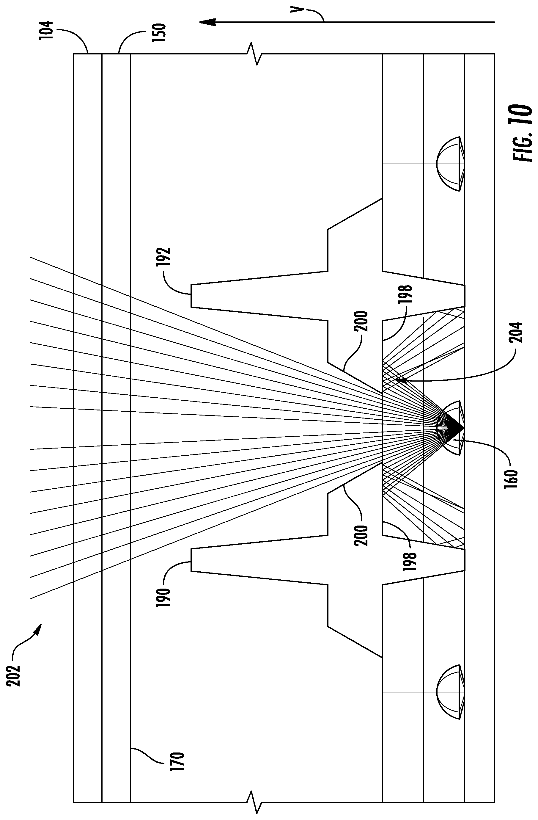 Patent US12326263 Figure 10 – Illuminated discretized user interface with uniform appearance