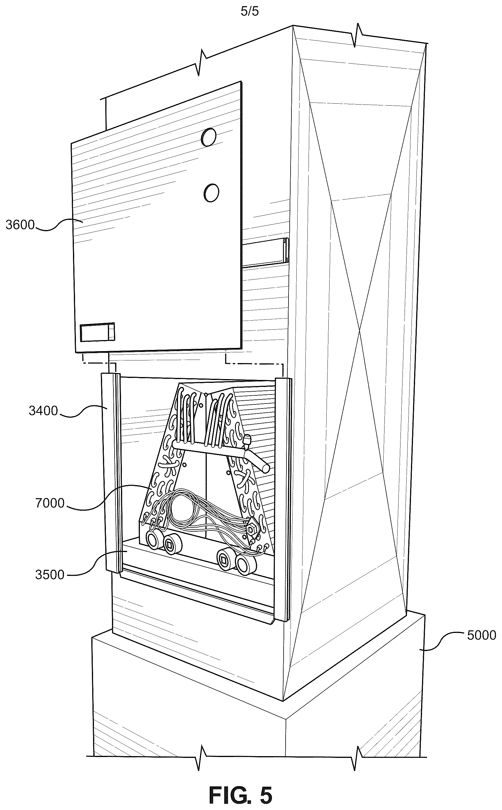 Patent US12326273 Figure 5 – Plenum conversion kit for HVAC system and method of installation