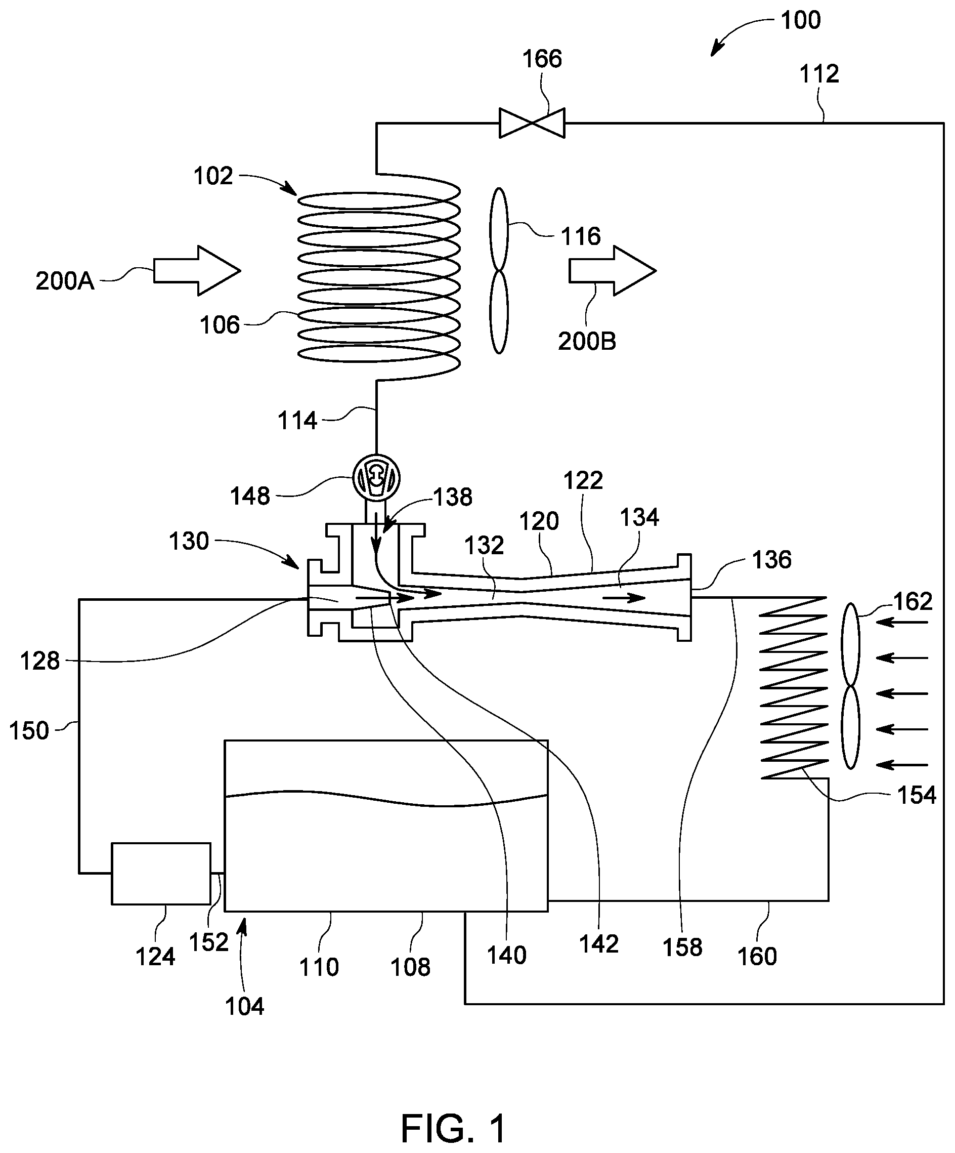 Patent US12326275 Figure 1 – Air-cooling system