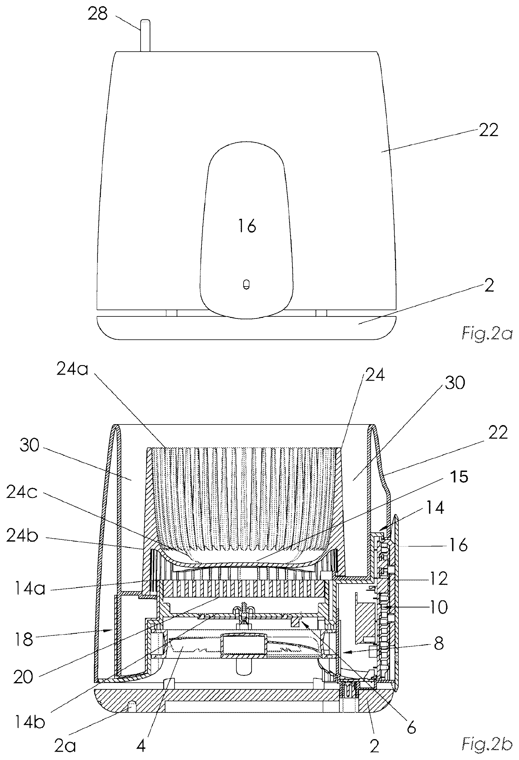 Patent US12326276 Figure 2 – Air purifier