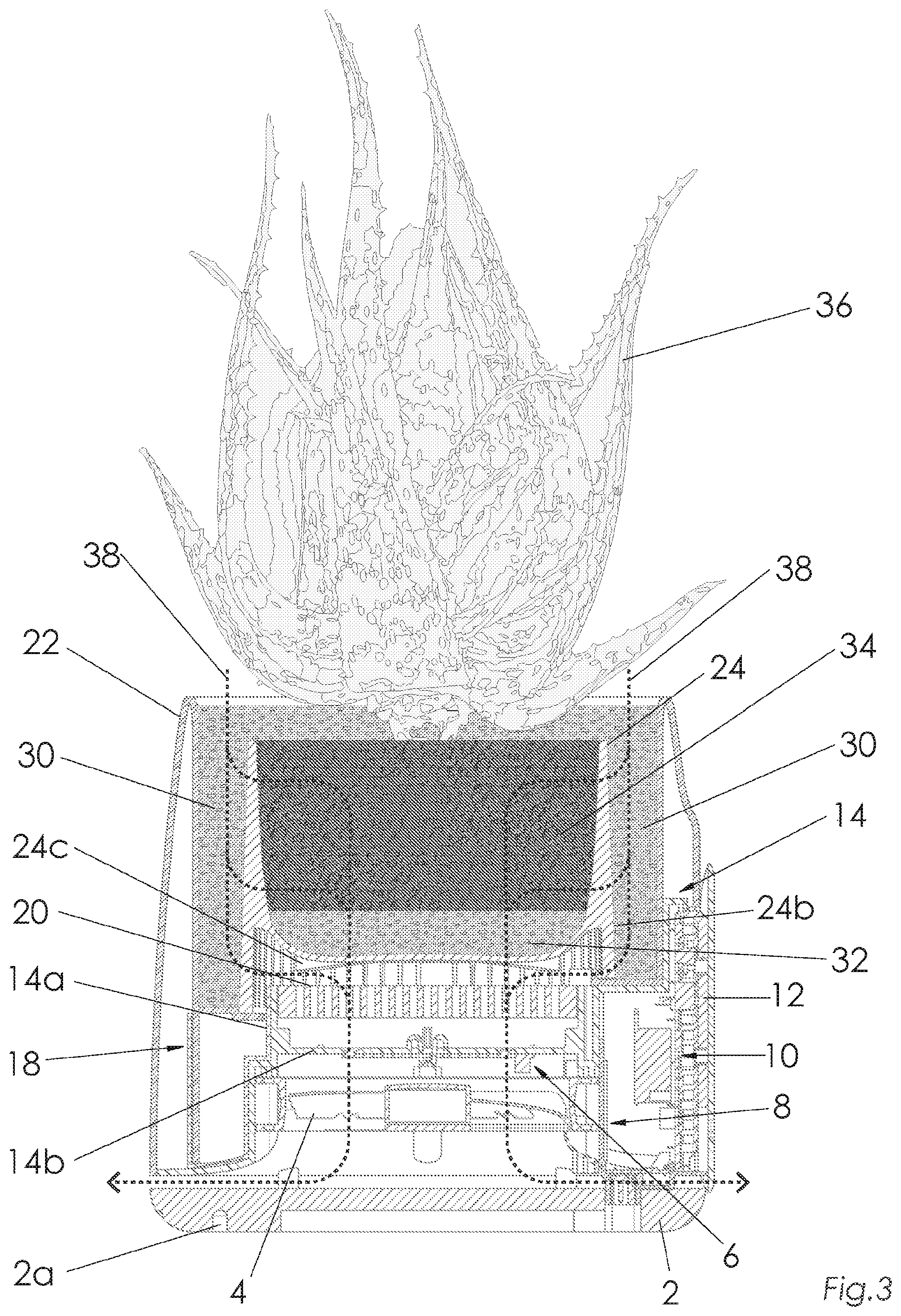 Patent US12326276 Figure 3 – Air purifier